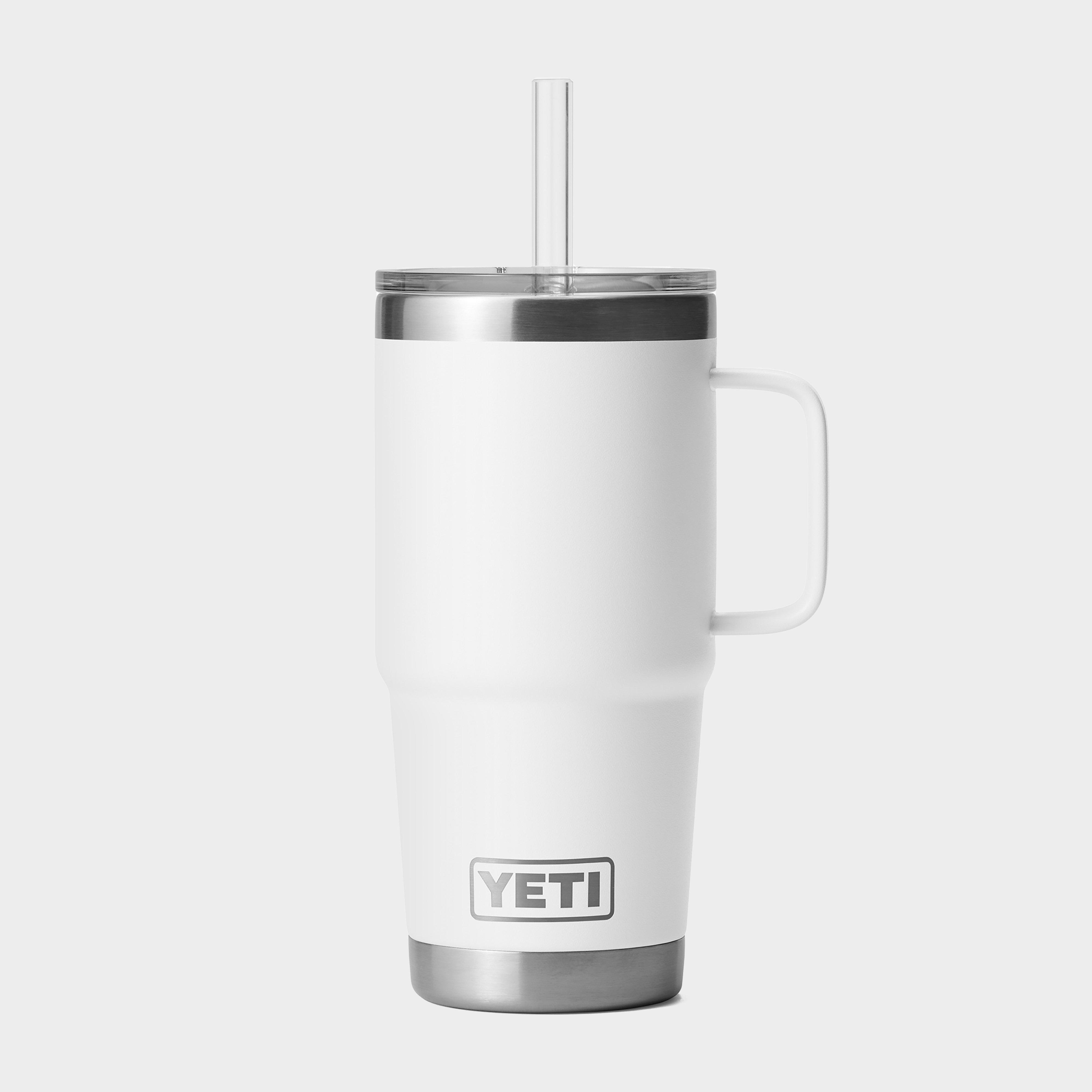 Image of YETI Rambler 25 oz (710 ml) Straw Mug - White, White