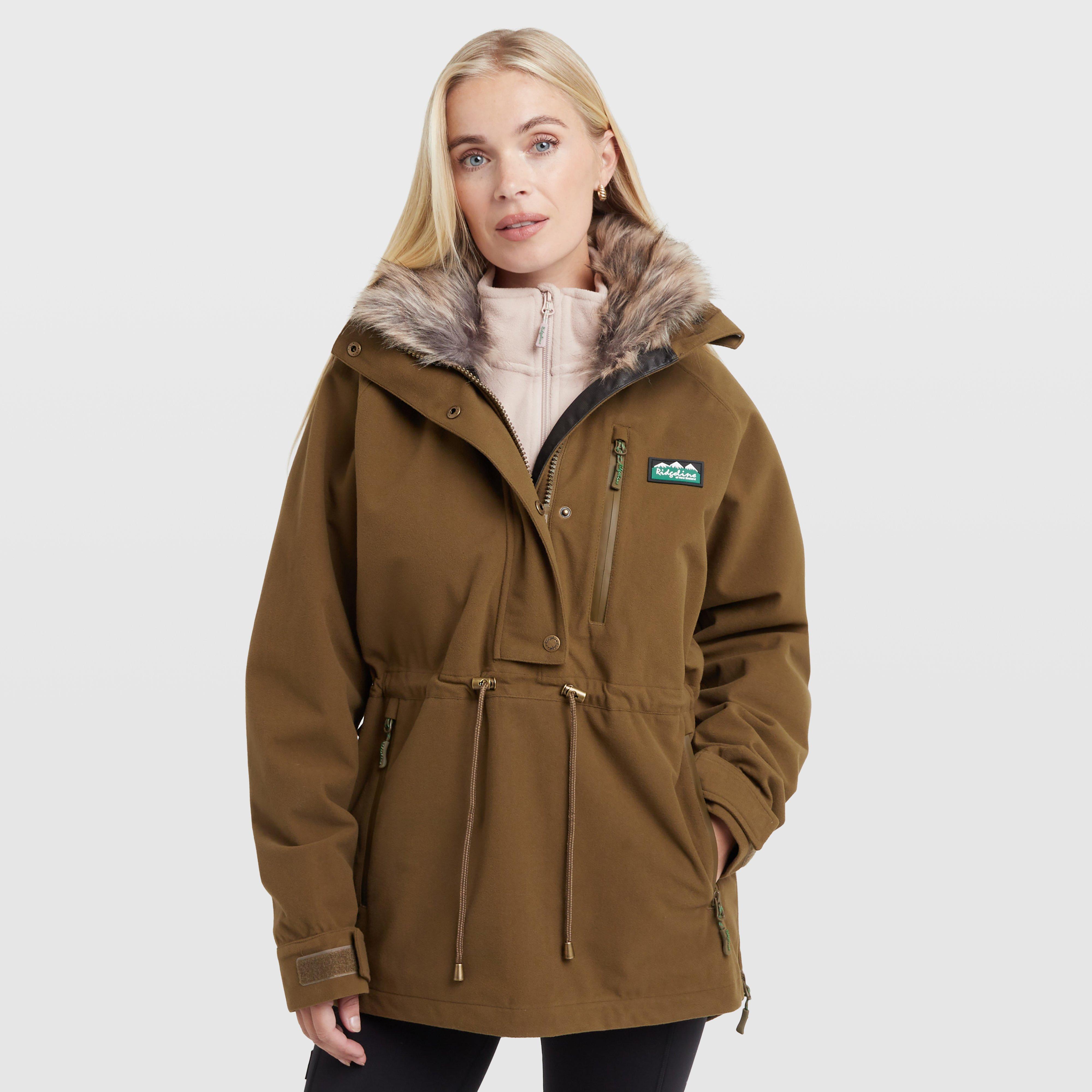 Image of Ridgeline Womens Monsoon Arctic Smock Teak, Green