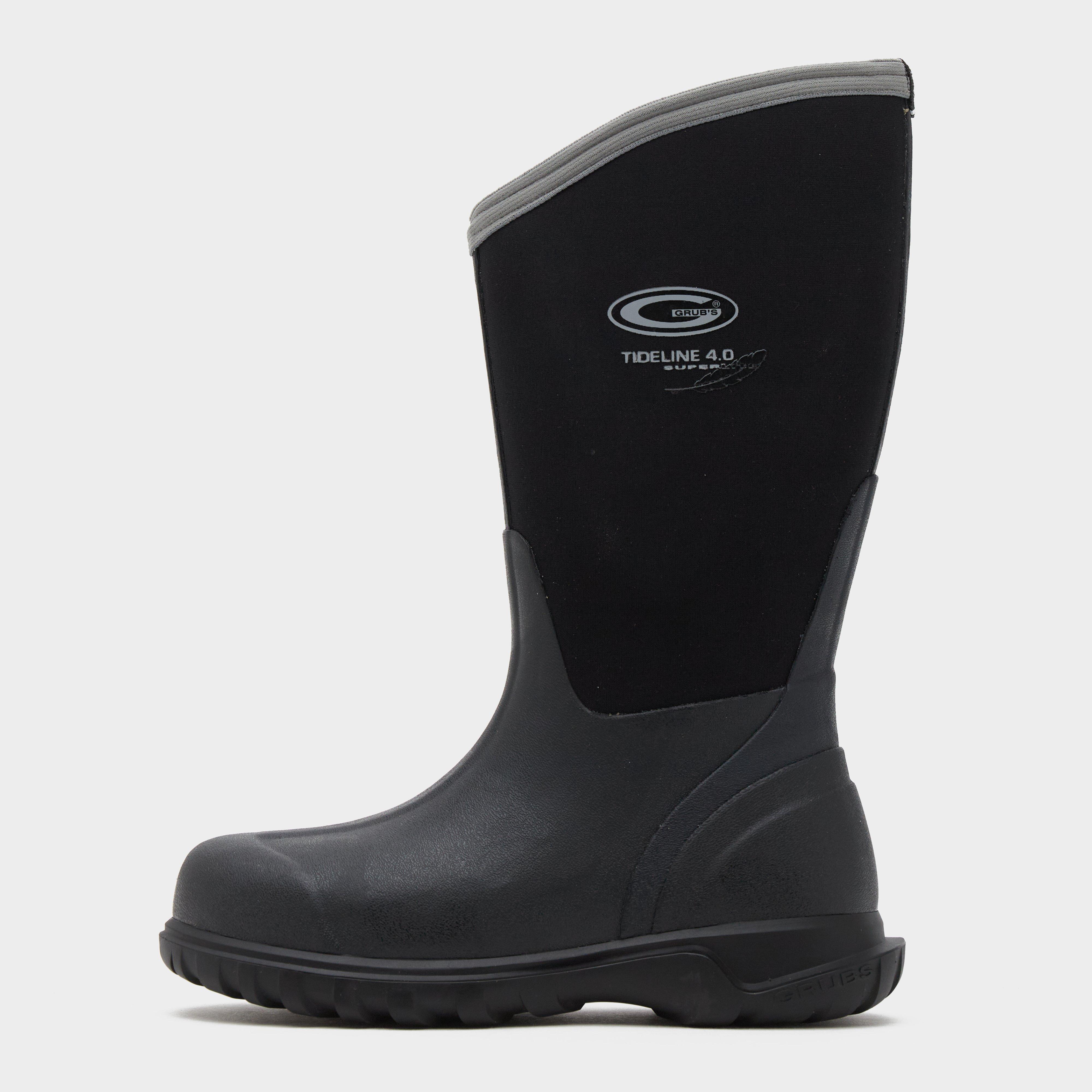 Image of Grubs Kids Tideline Wellington Boots, Black