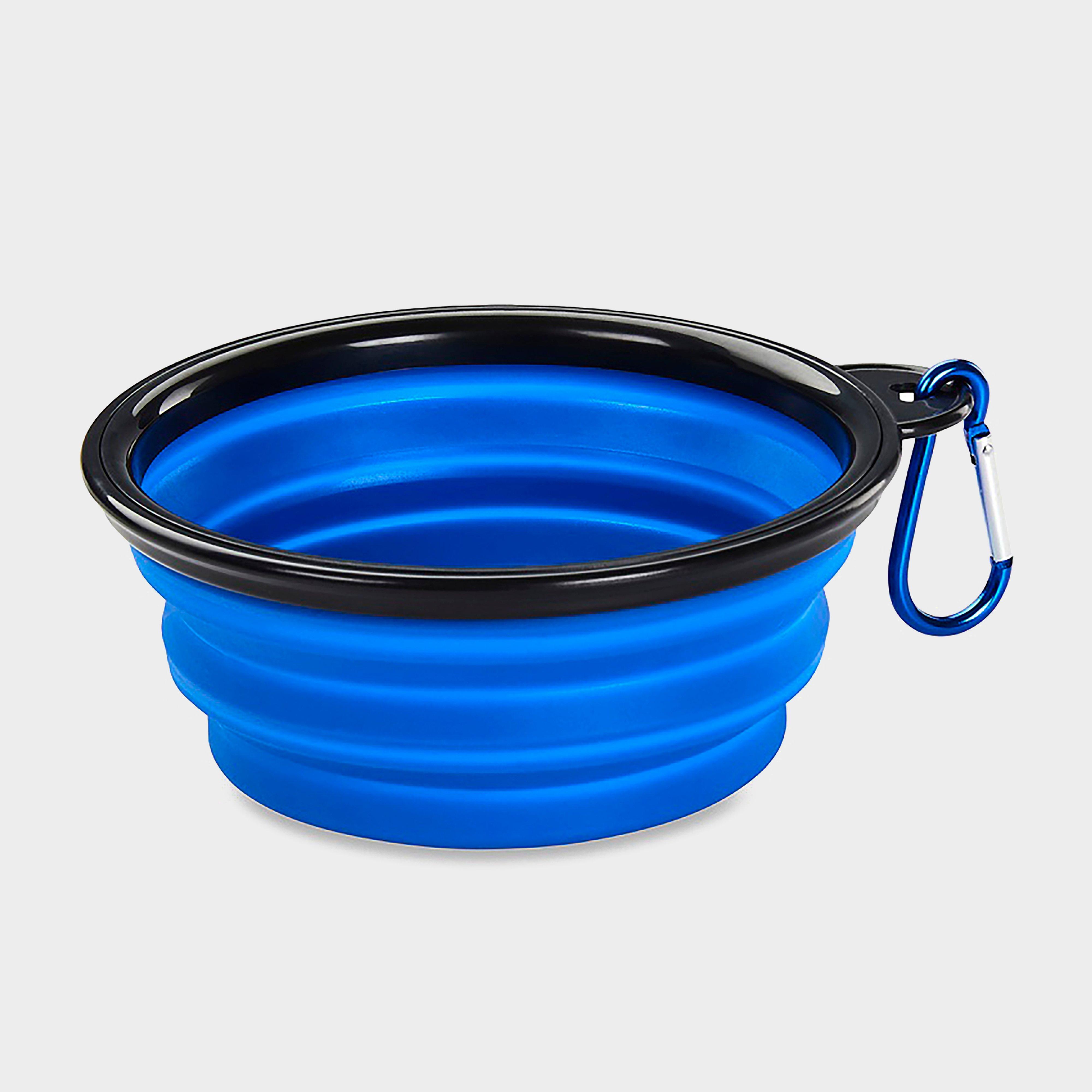 Image of Petface Outdoor Paws Collapsible Travel Dog Bowl, Blue