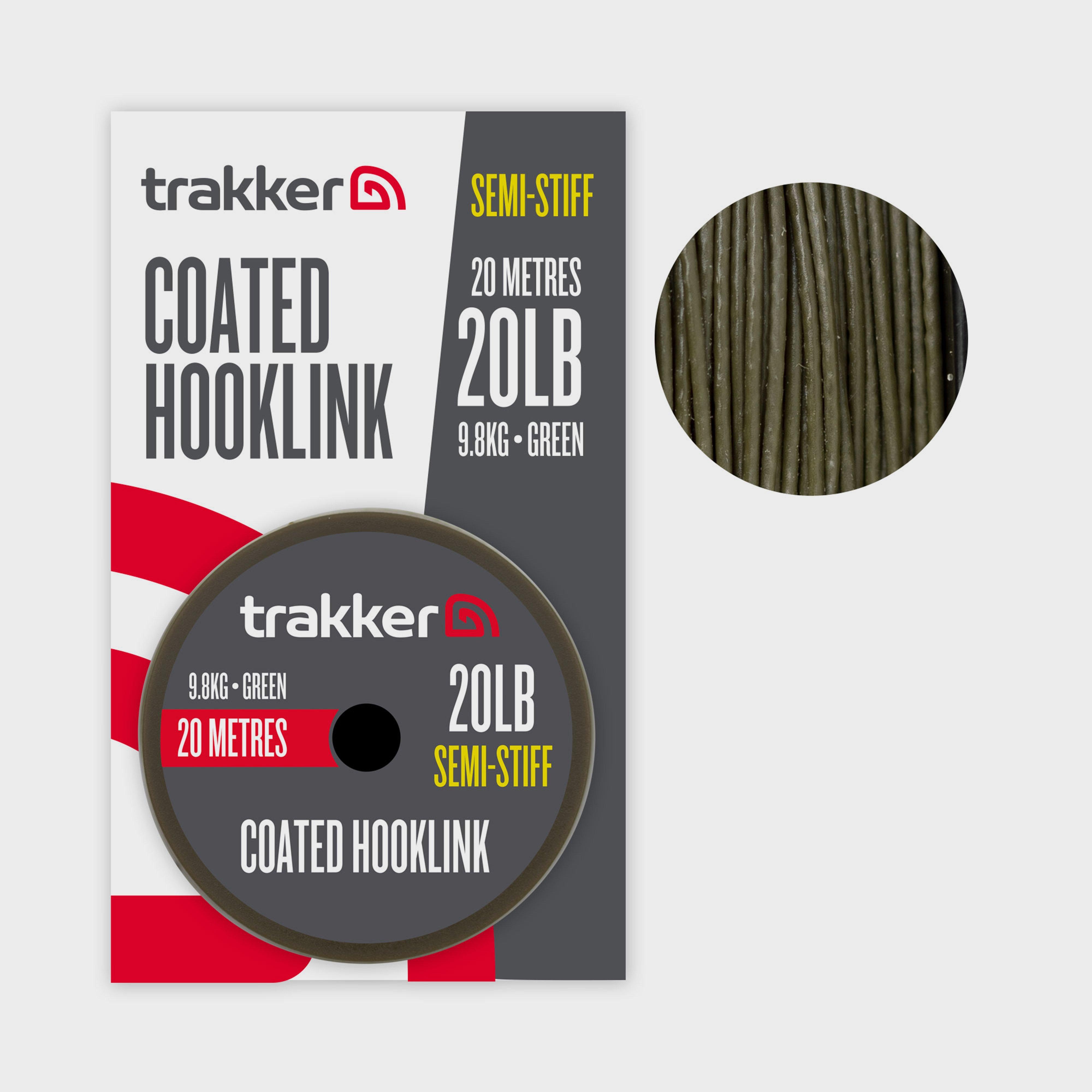 Image of Trakker Sniper Semi Stiff Coated Hooklink 20lb 9.8kg 20M, Green