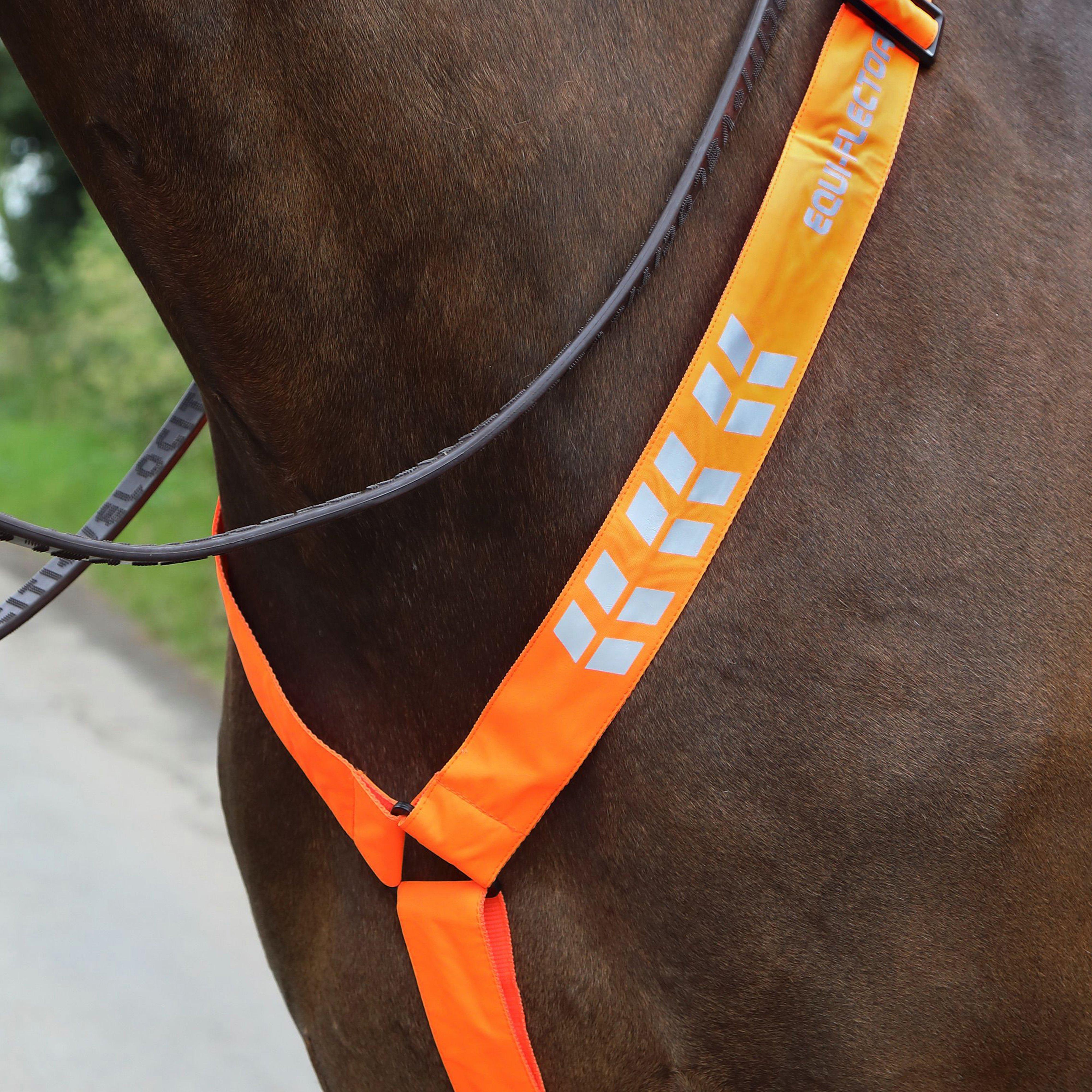 Image of EQUI-FLECTOR Breastplate, Orange