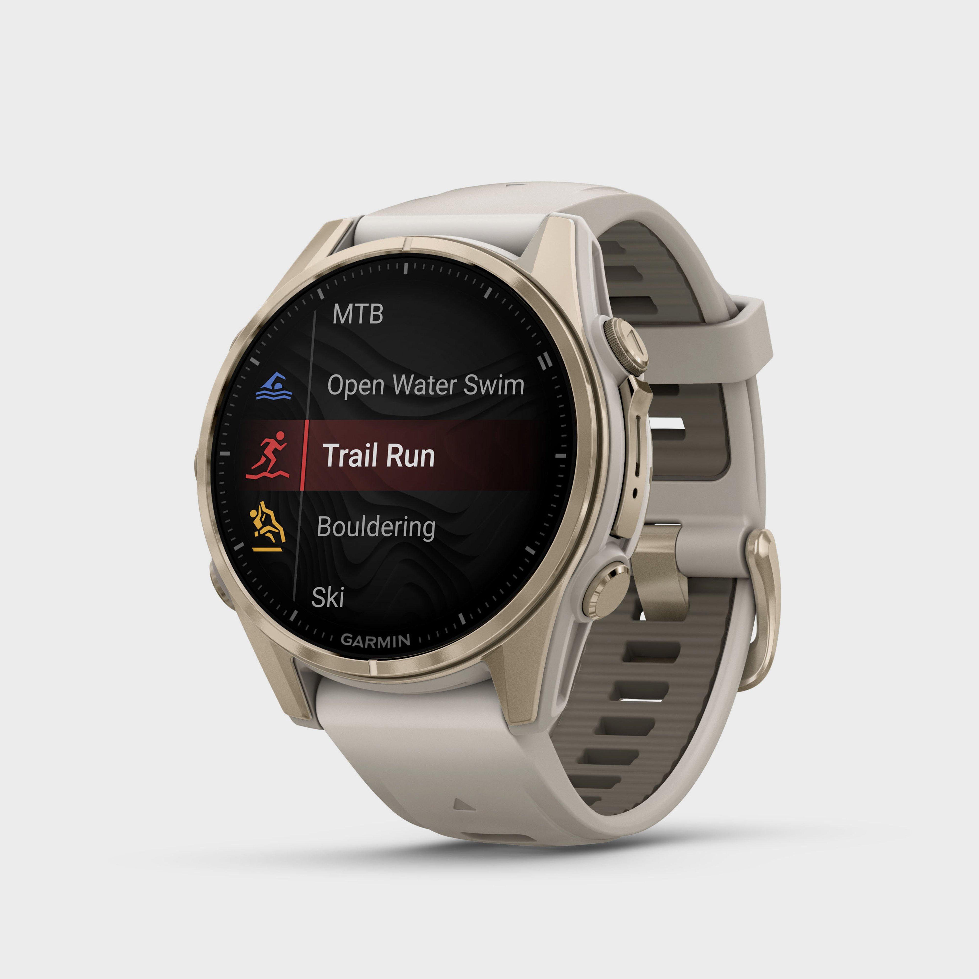 Image of Garmin fenix 8 AMOLED Sapphire Edition 43mm GPS Smartwatch, Gold