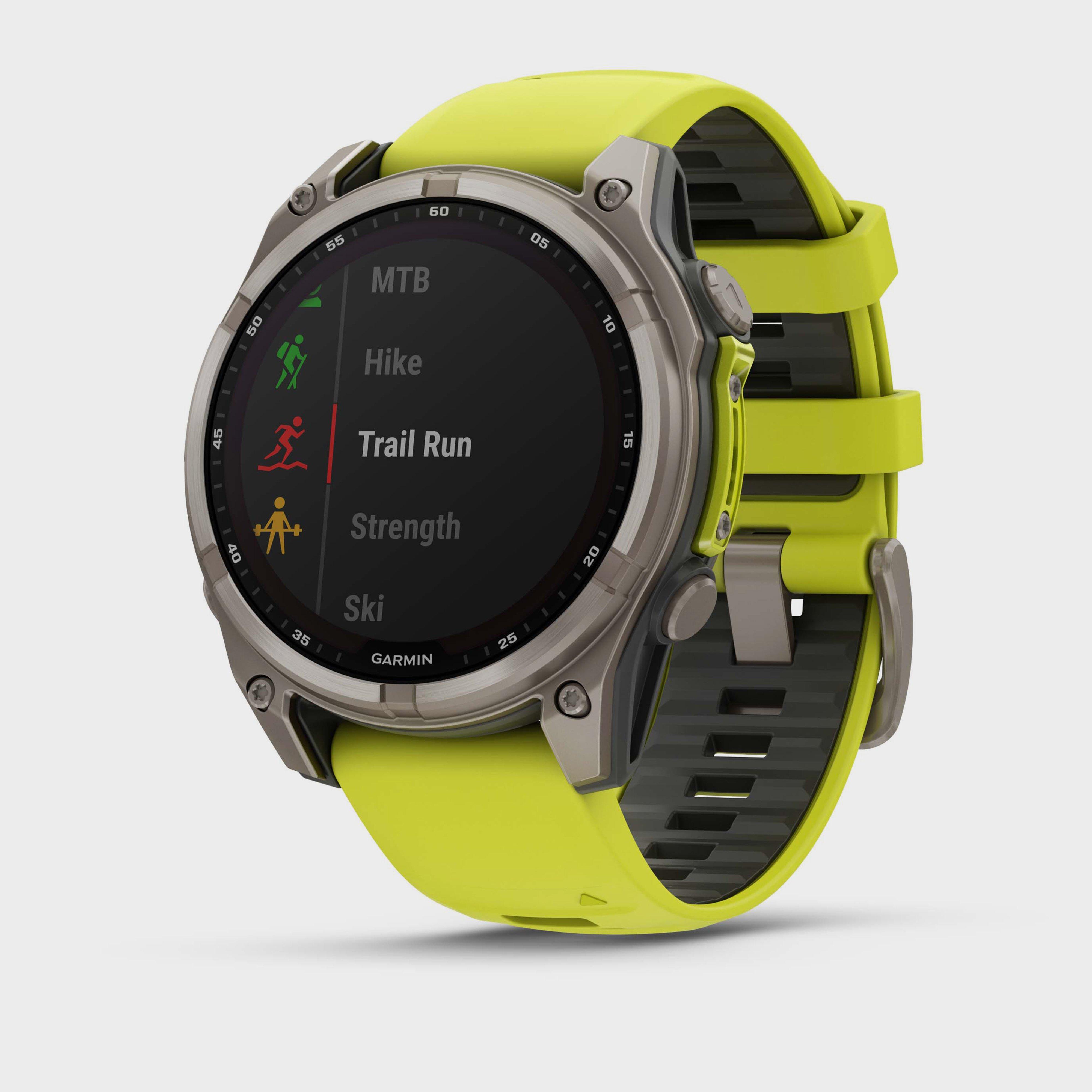 Image of Garmin fenix 8 Sapphire Solar Edition 47mm GPS Smartwatch, Yellow