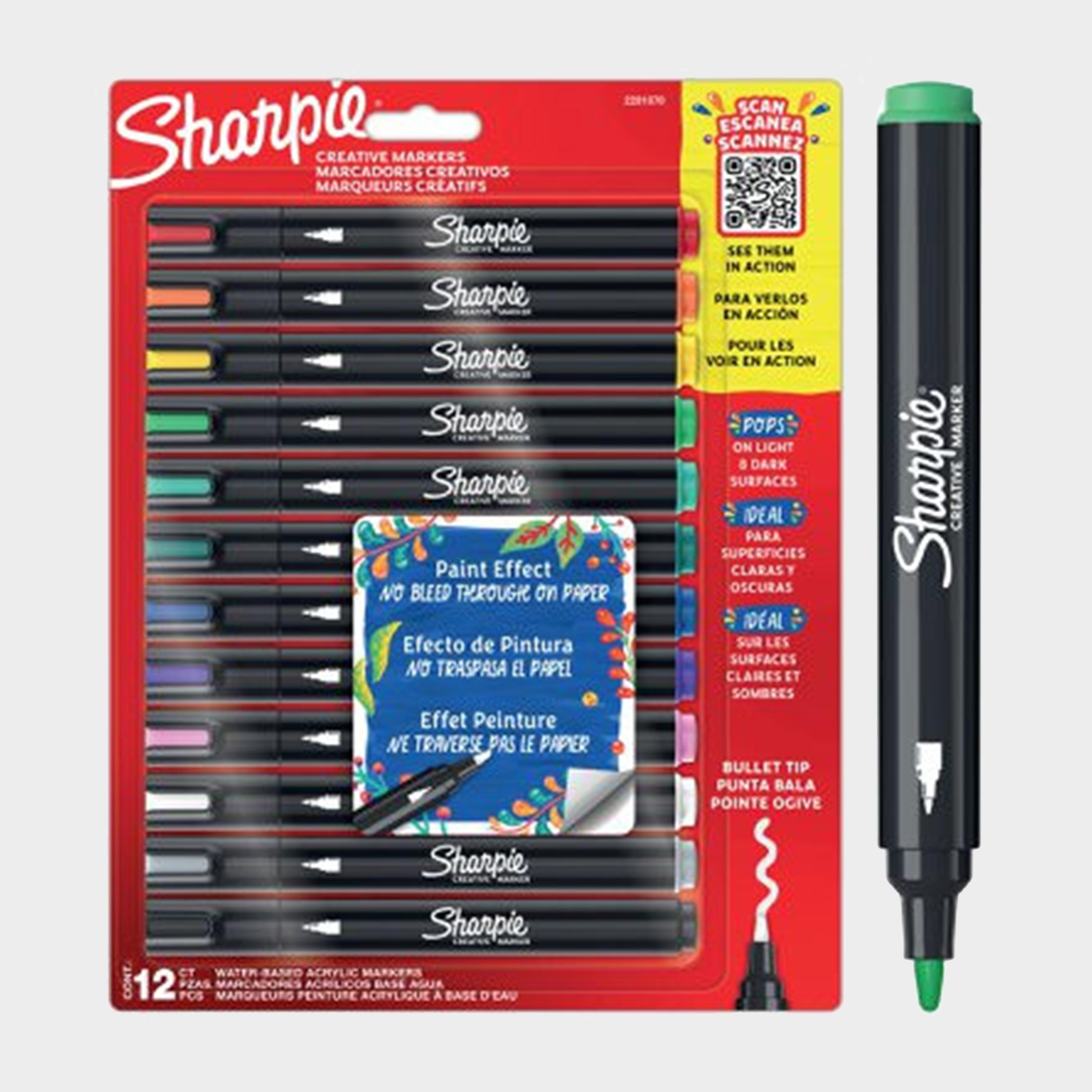 Image of Sharpie Creative Markers Assorted Set of 12, Multi Coloured