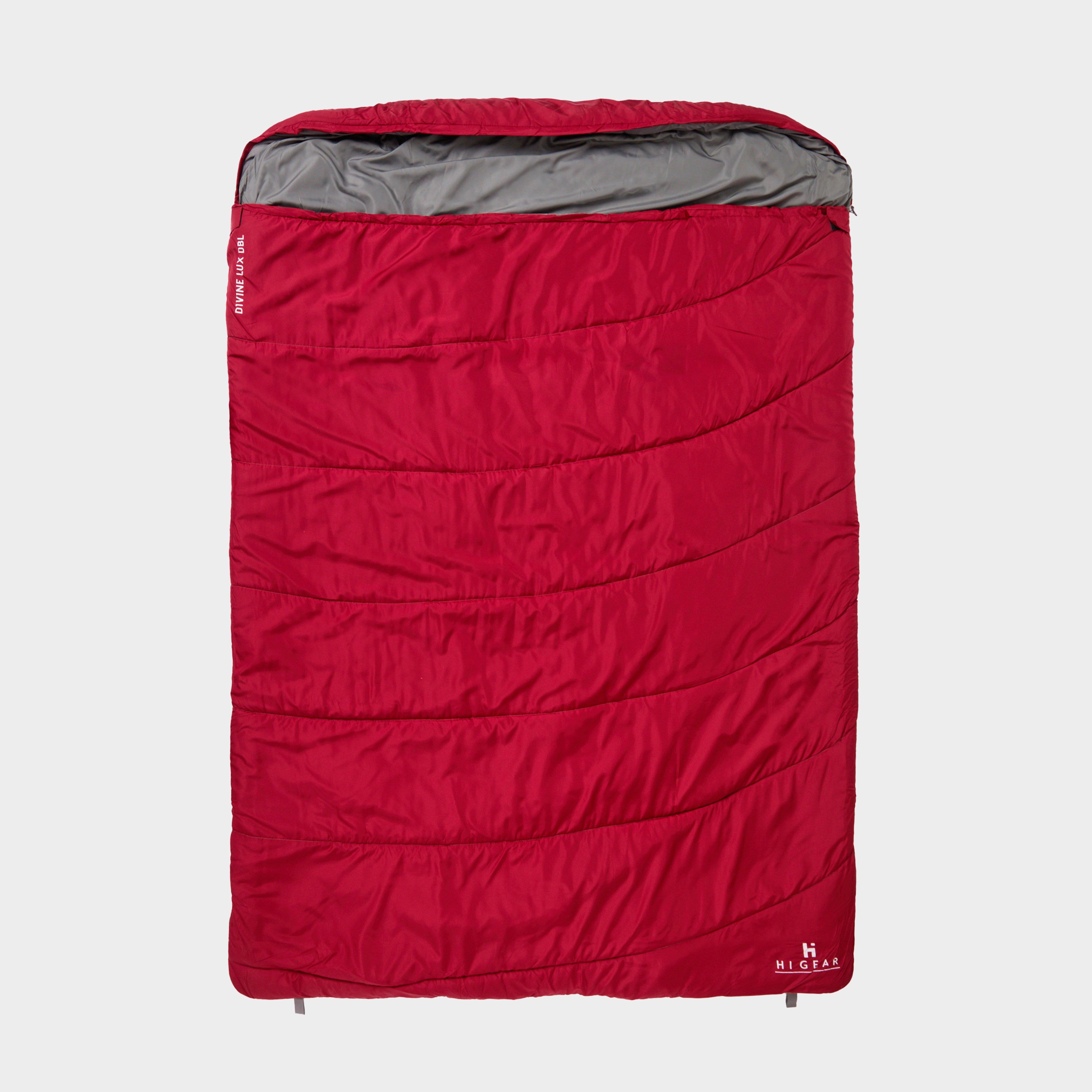 Image of HI-GEAR Divine Luxury Double Sleeping Bag, Red