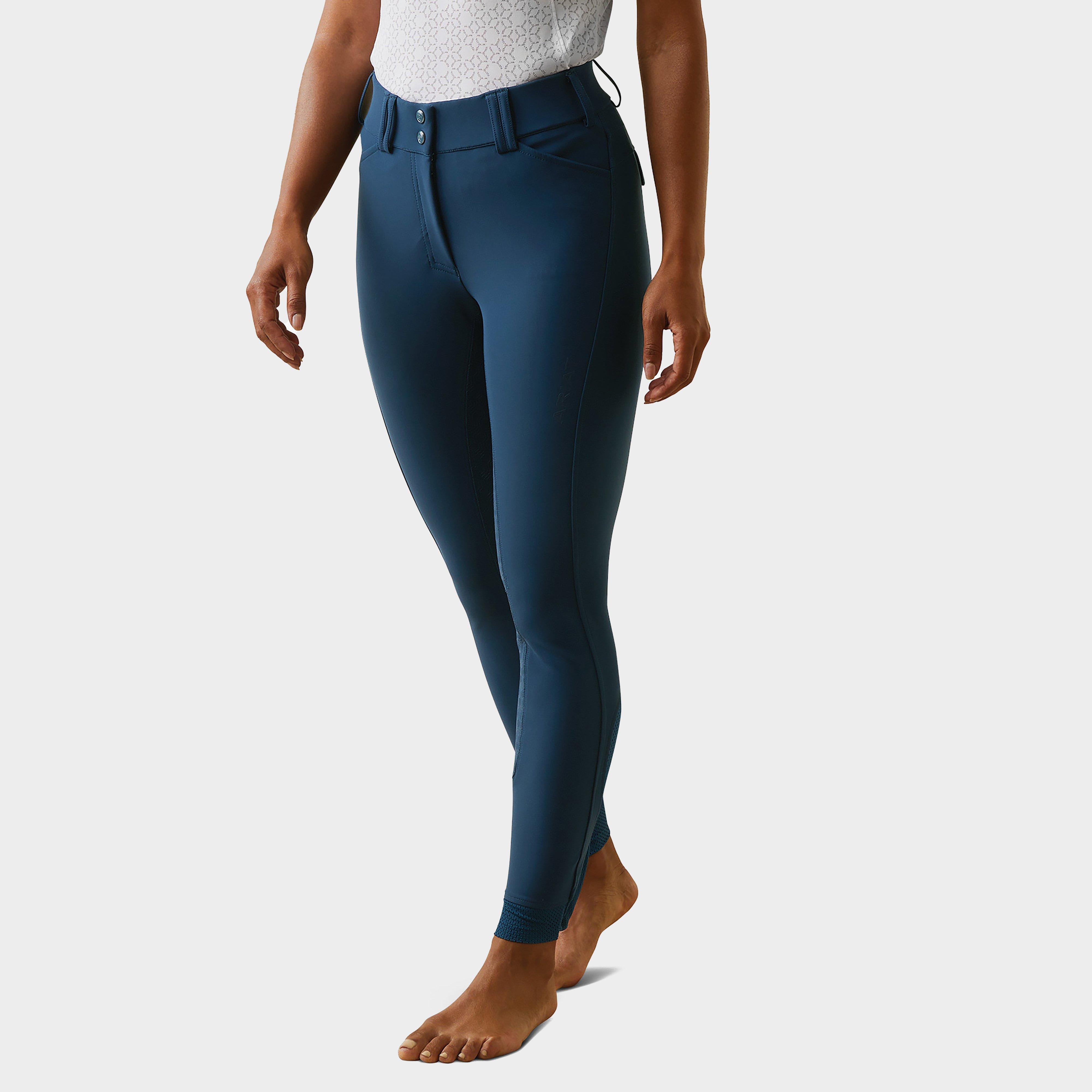 Image of Ariat Womens Tri Factor Grip Full Seat Breech, Blue