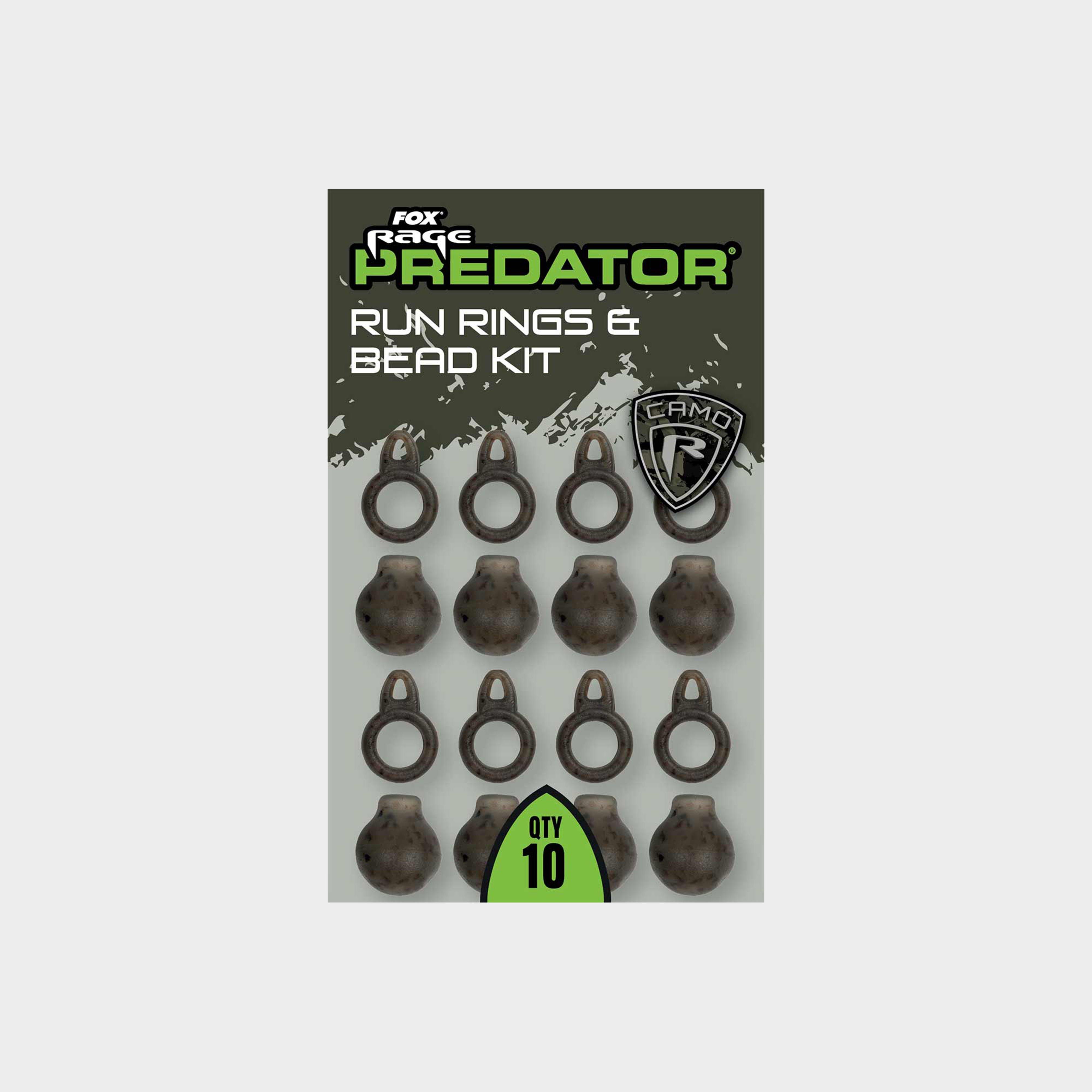 Image of Fox rage Predator Camouflage Run Rings & Bead Kit