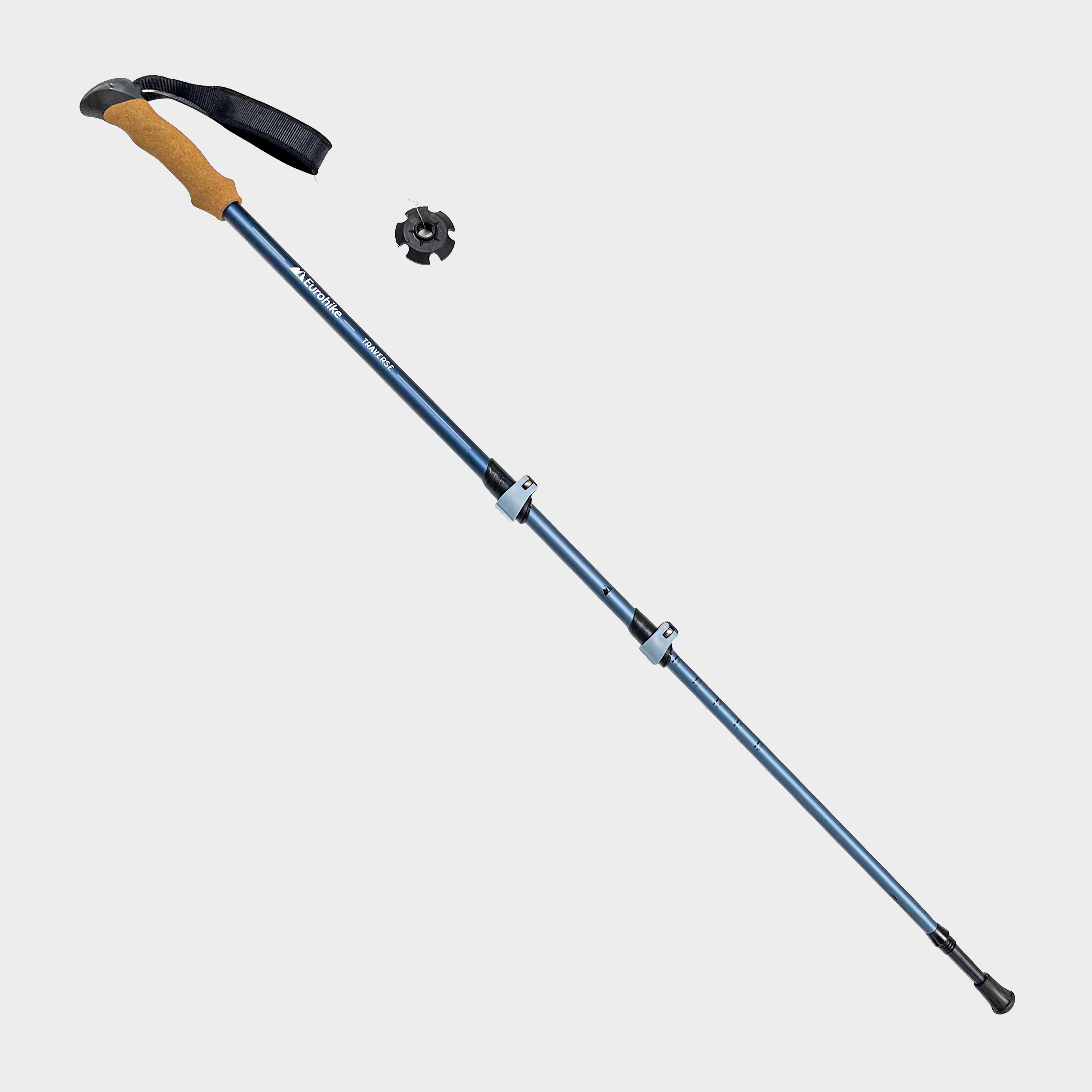 Image of Eurohike Traverse Quick Lock System Walking Pole, Blue