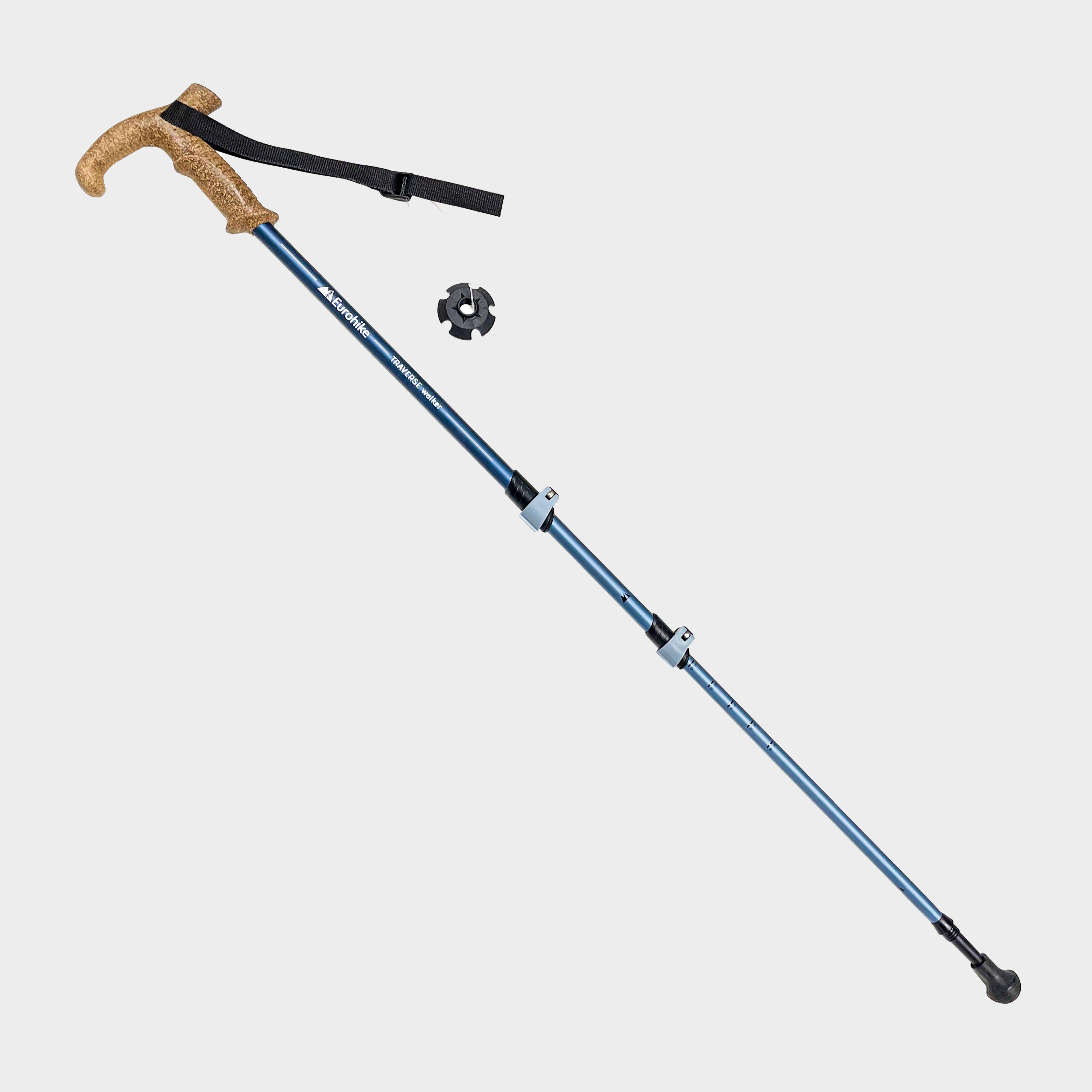 Image of Eurohike Traverse Walker Quick Lock System Walking Pole, Blue