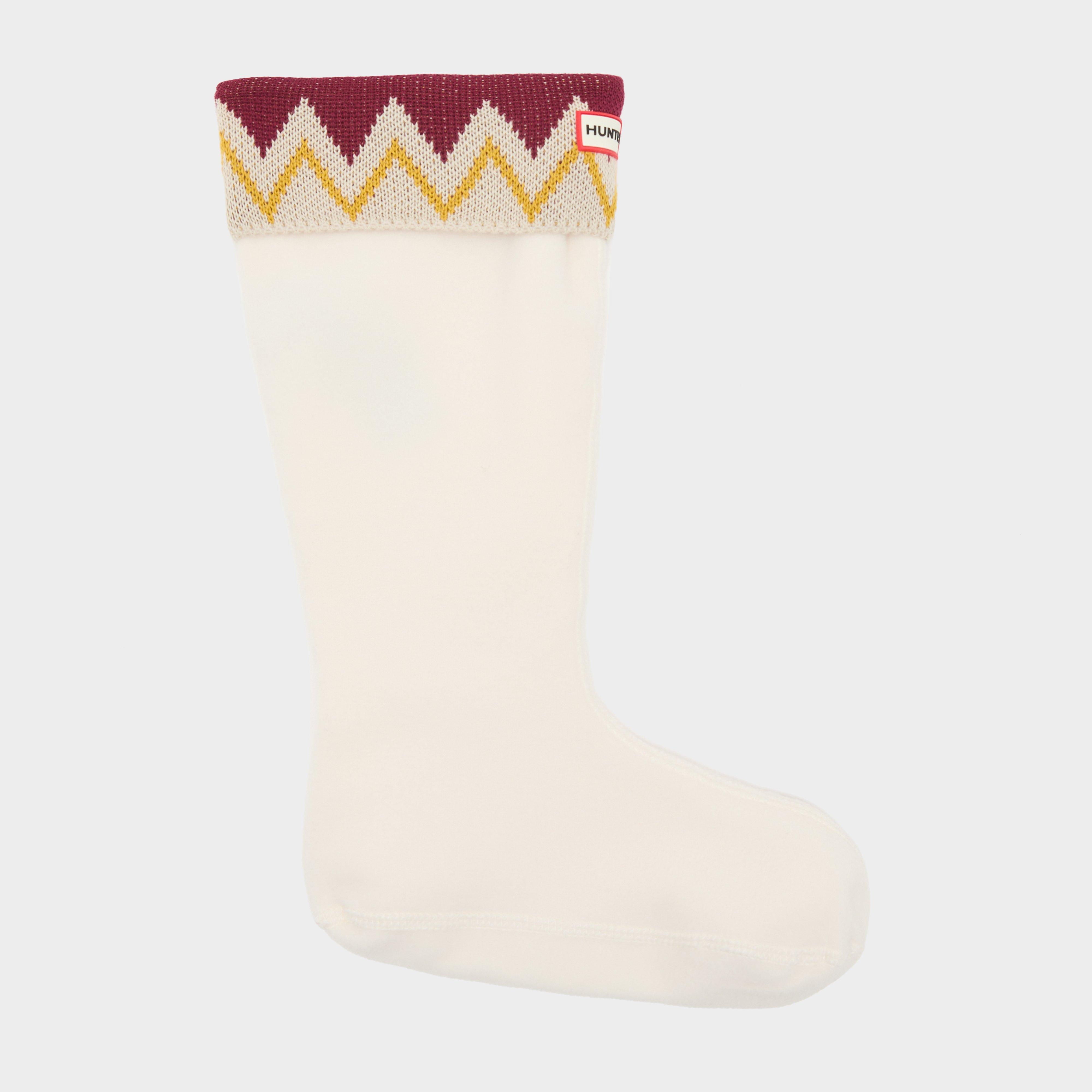 Image of Hunter Unisex Recycled Zig Zag Short Boot Socks