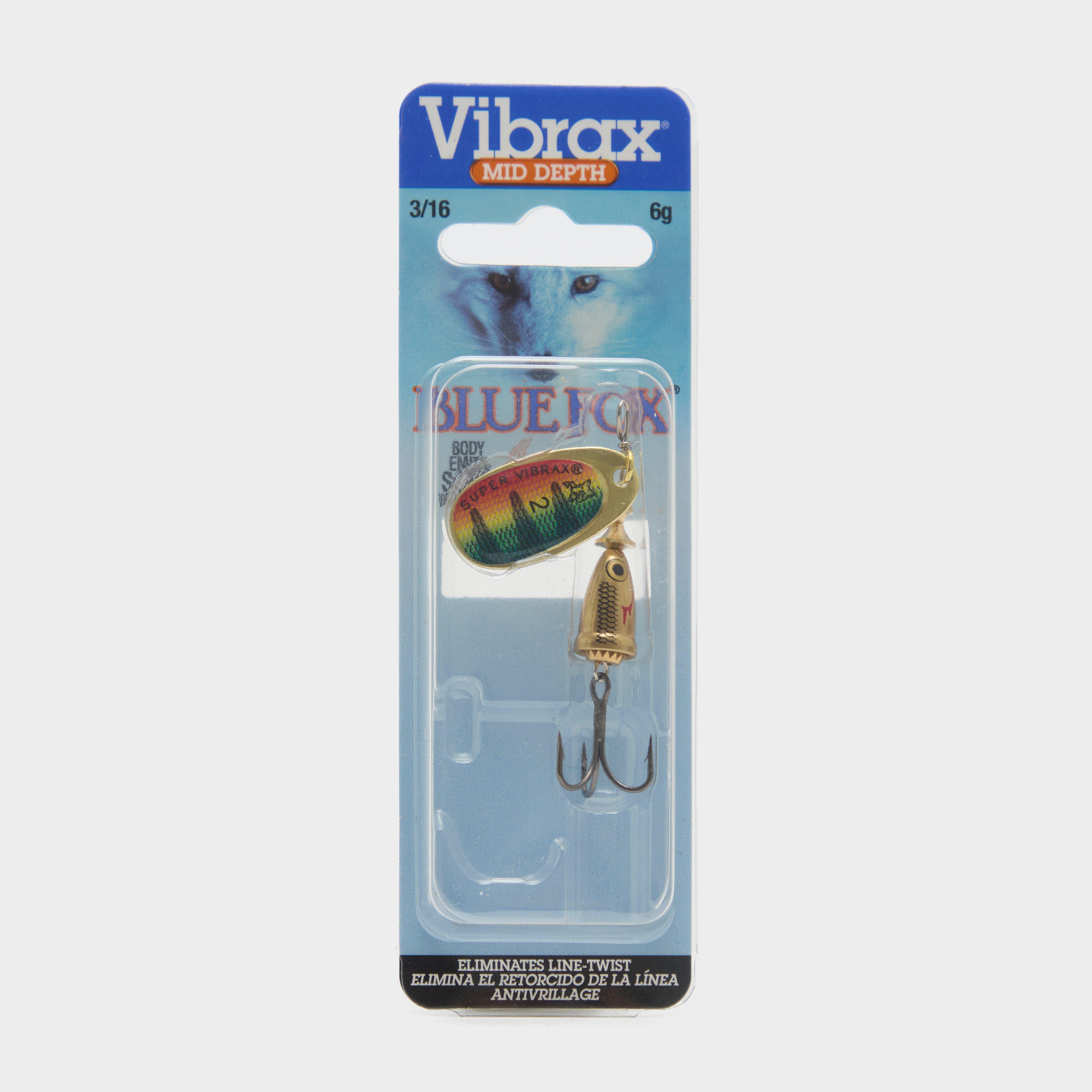 Image of BLUE FOX Vibrax Perch Shad Spinners 6g, Gold