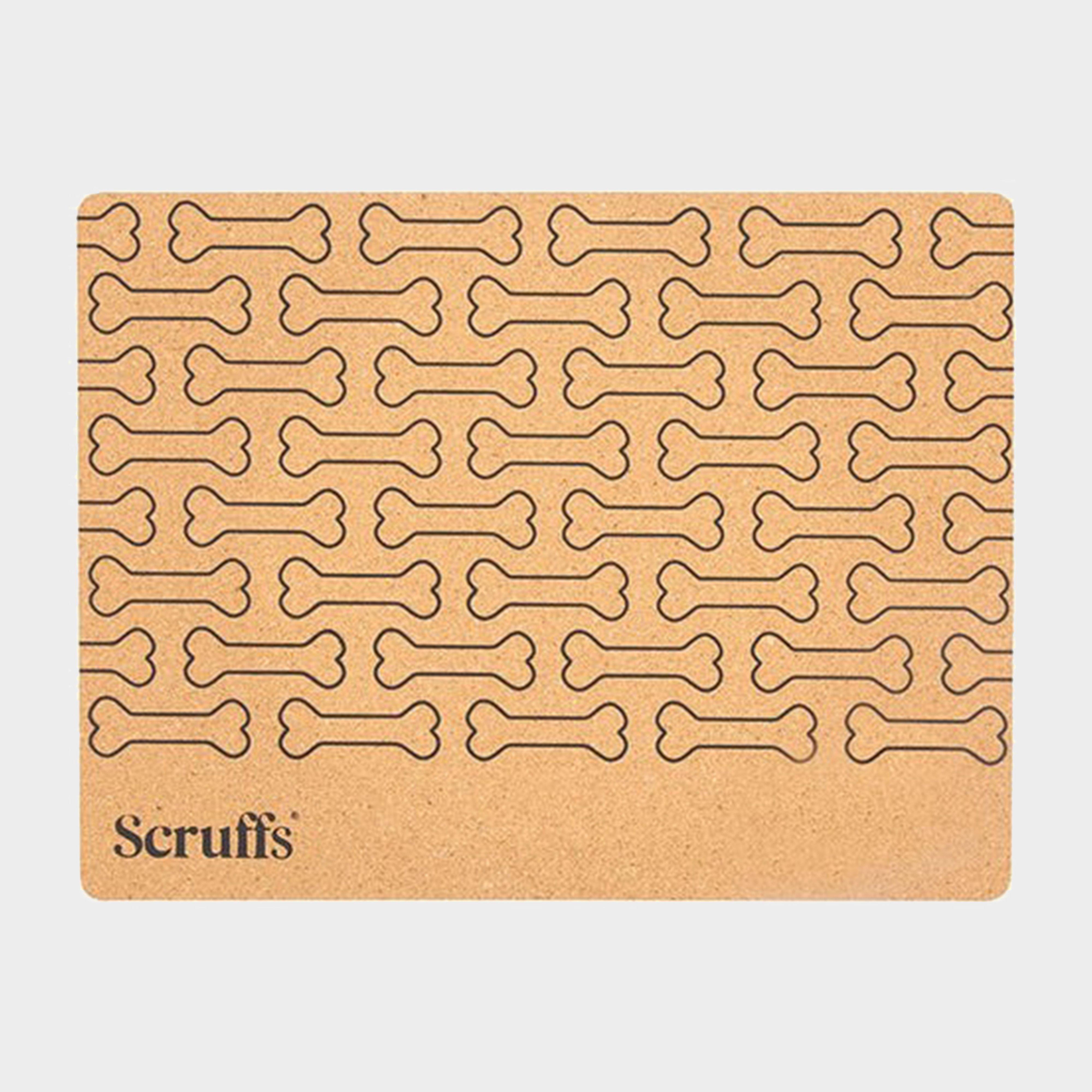 Image of Scruffs Cork Pet Placemat, Brown