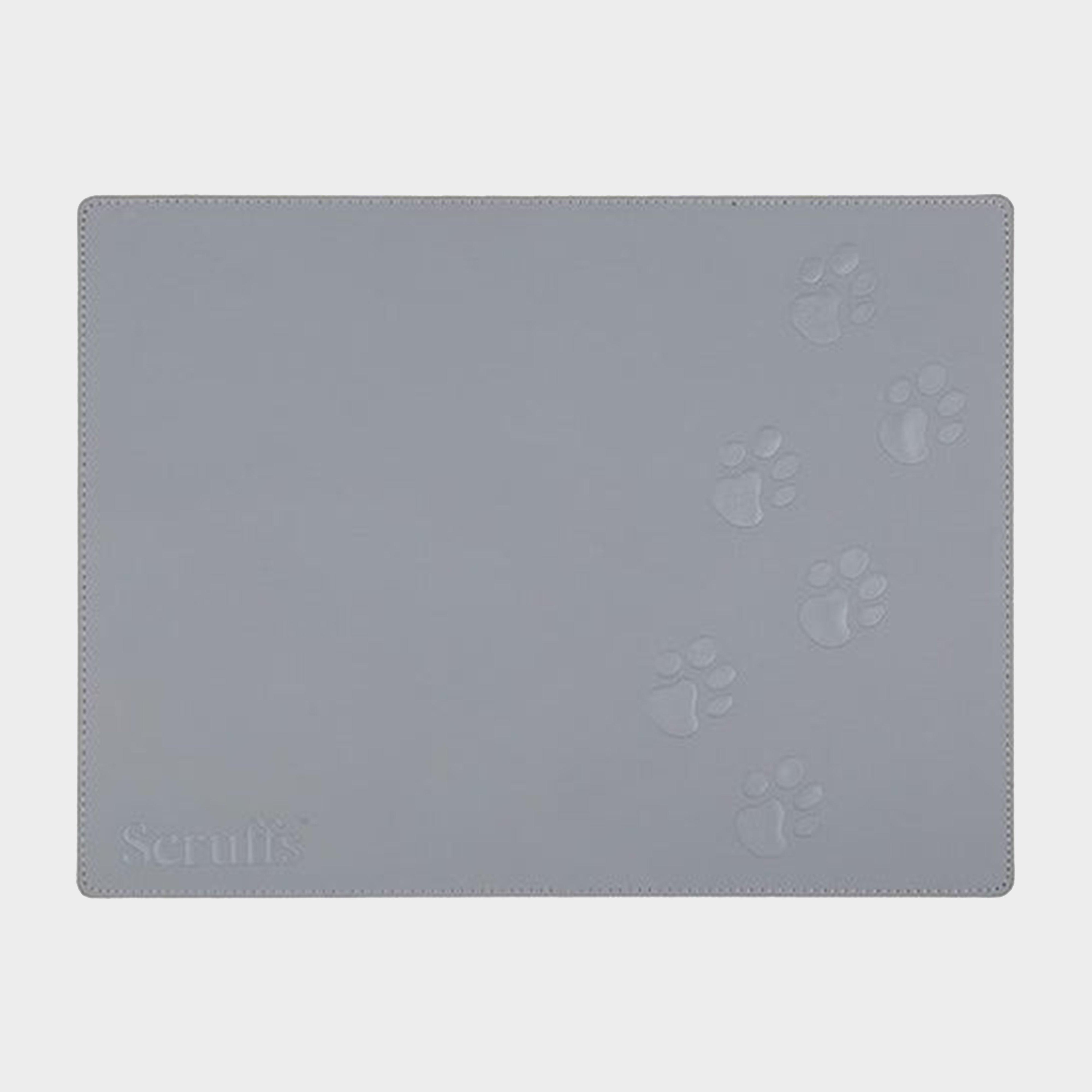 Image of Scruffs Pet Faux Fur Placemat, Grey