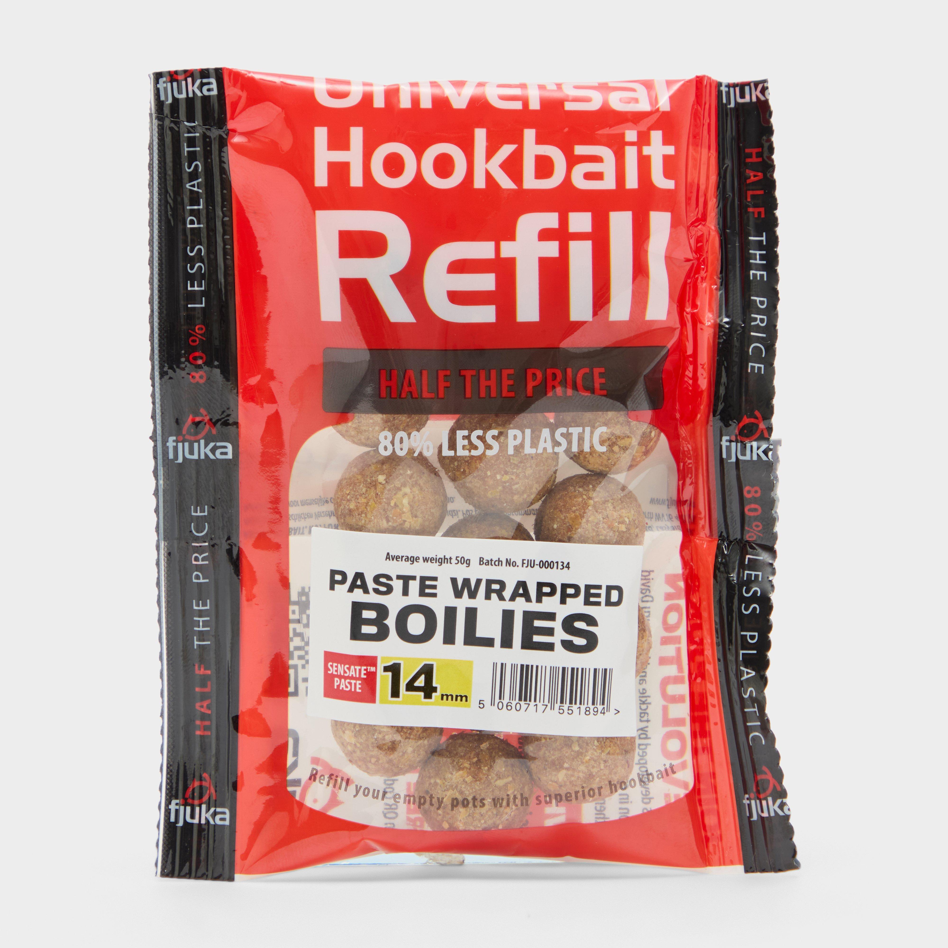 Image of FJUKA BAIT Paste Wrapped Boilies 14mm Refill, Brown
