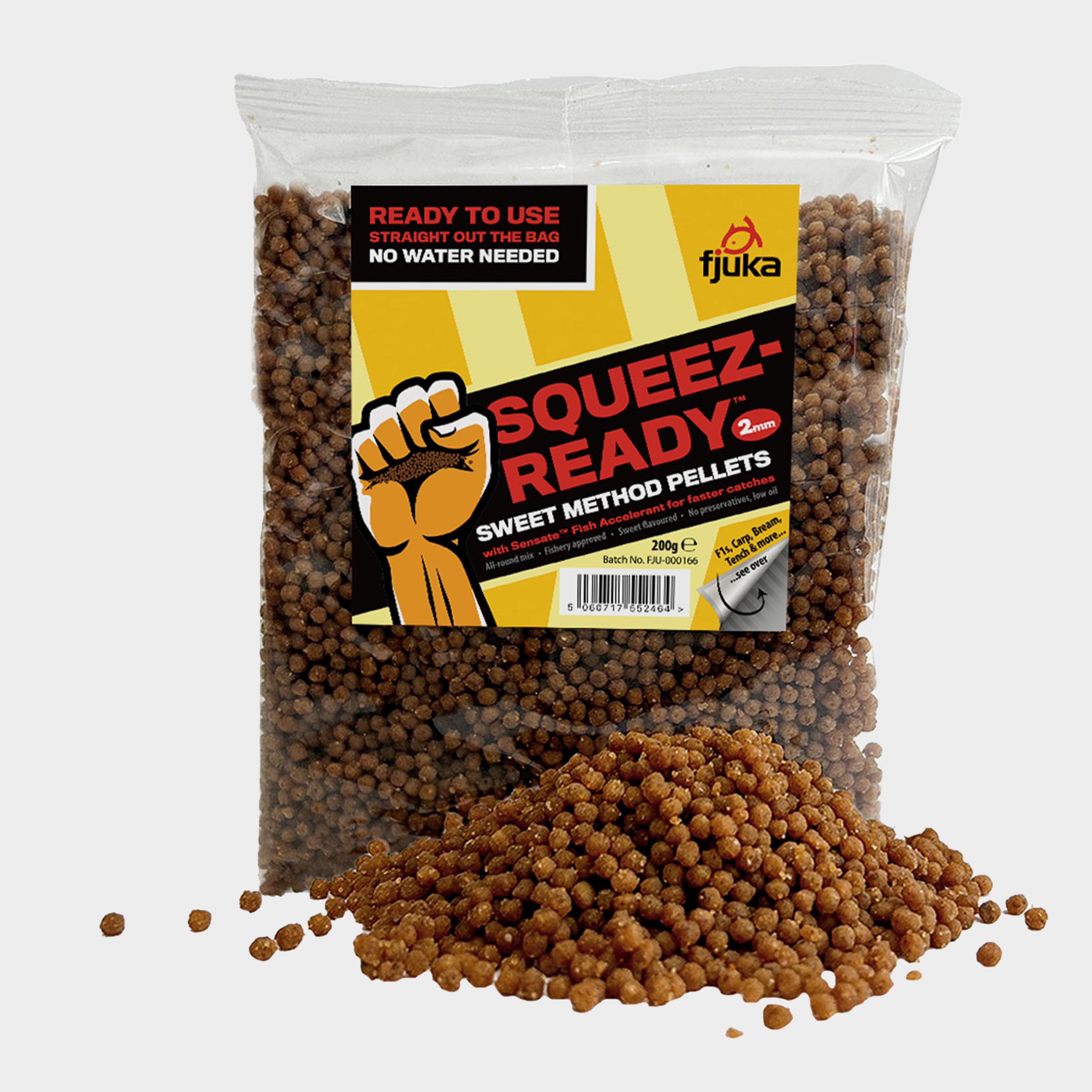 Image of FJUKA BAIT Squeez-Ready Sweet Method 2mm 200g, Brown