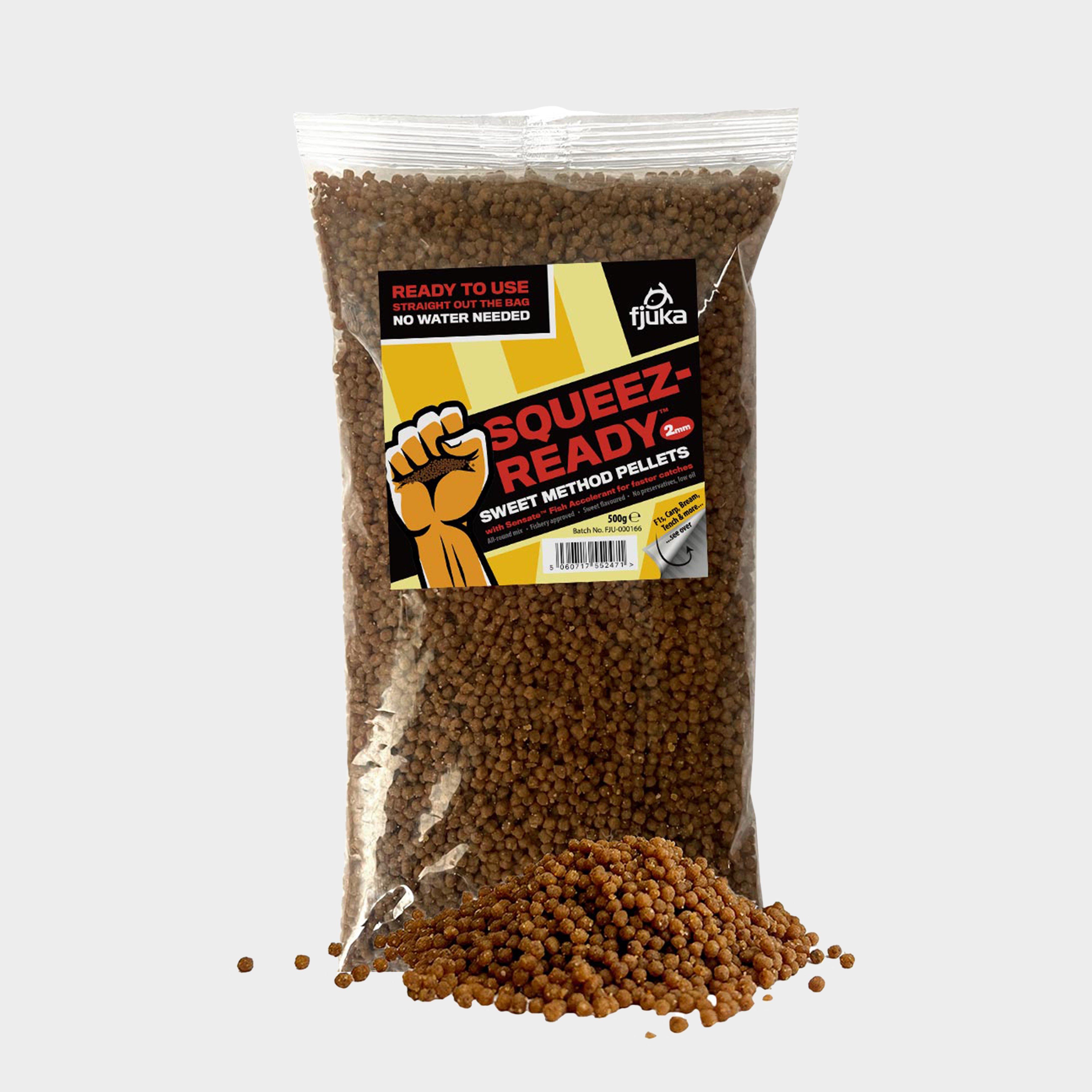 Image of FJUKA BAIT Squeez-Ready Sweet Method 2mm 500g, Brown
