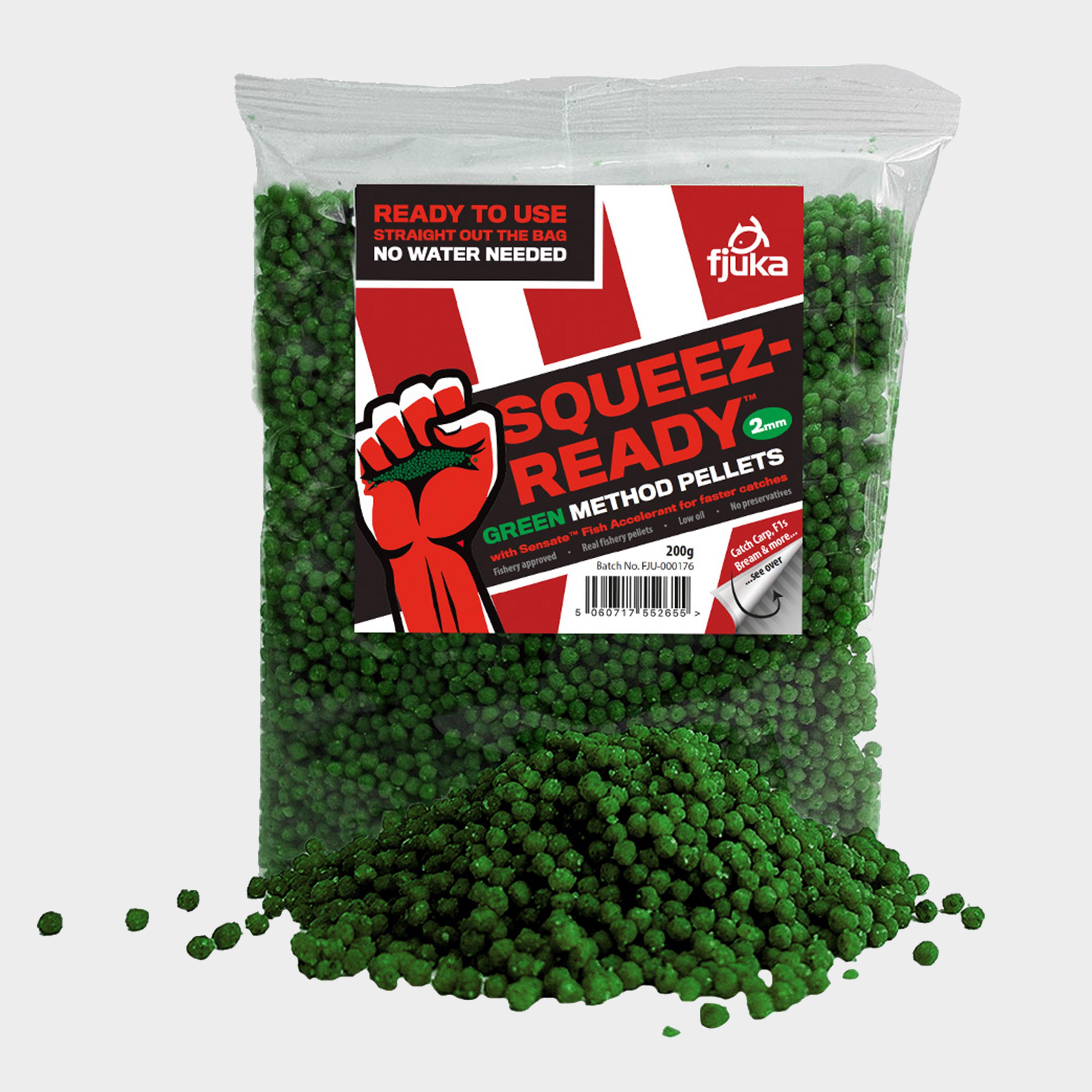 Image of FJUKA BAIT Squeez-Ready Method Pellets 2mm 200g, Green