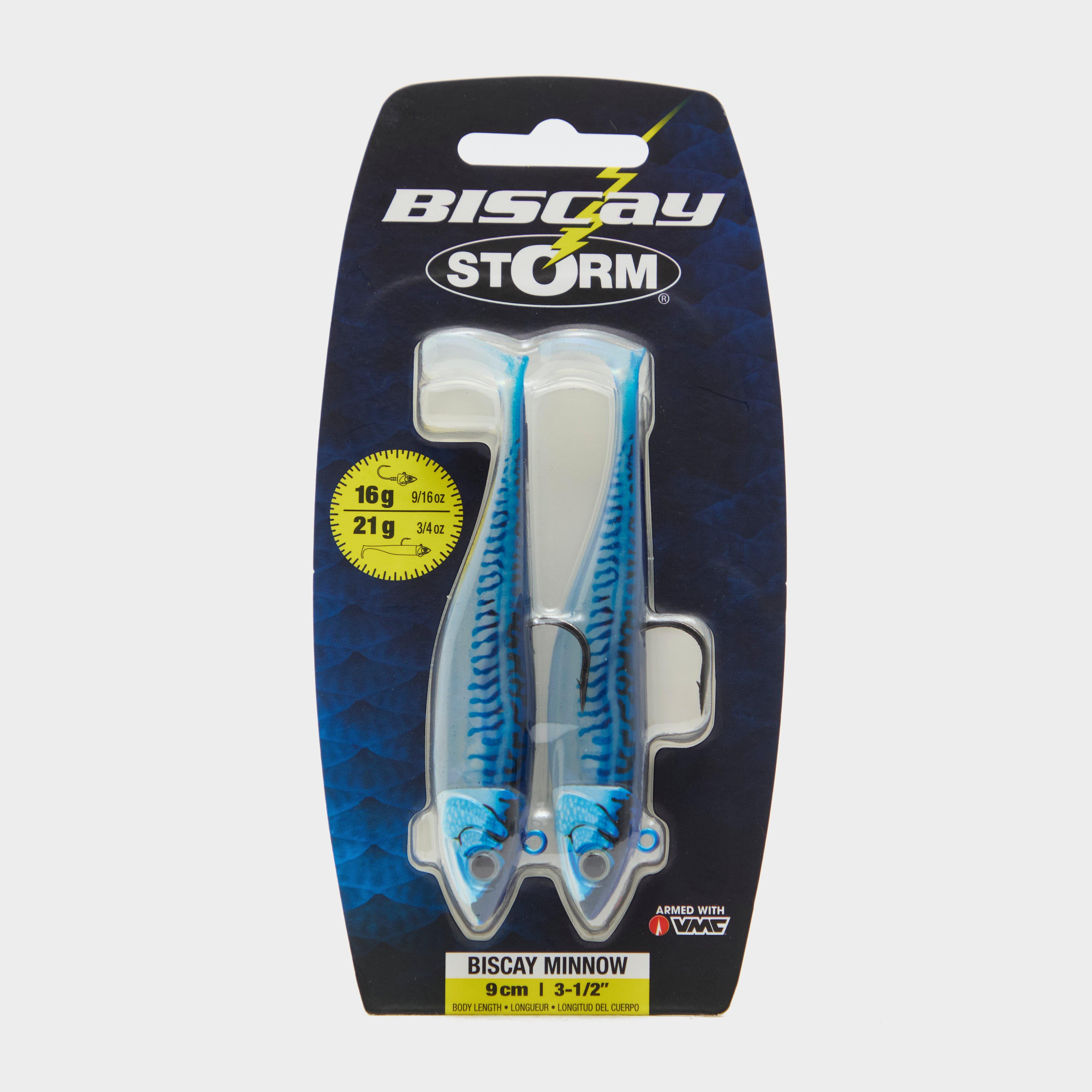 Image of STORM Storm 360 GT Coastal Biscay Minnow 9cm Blue Mackerel, Blue