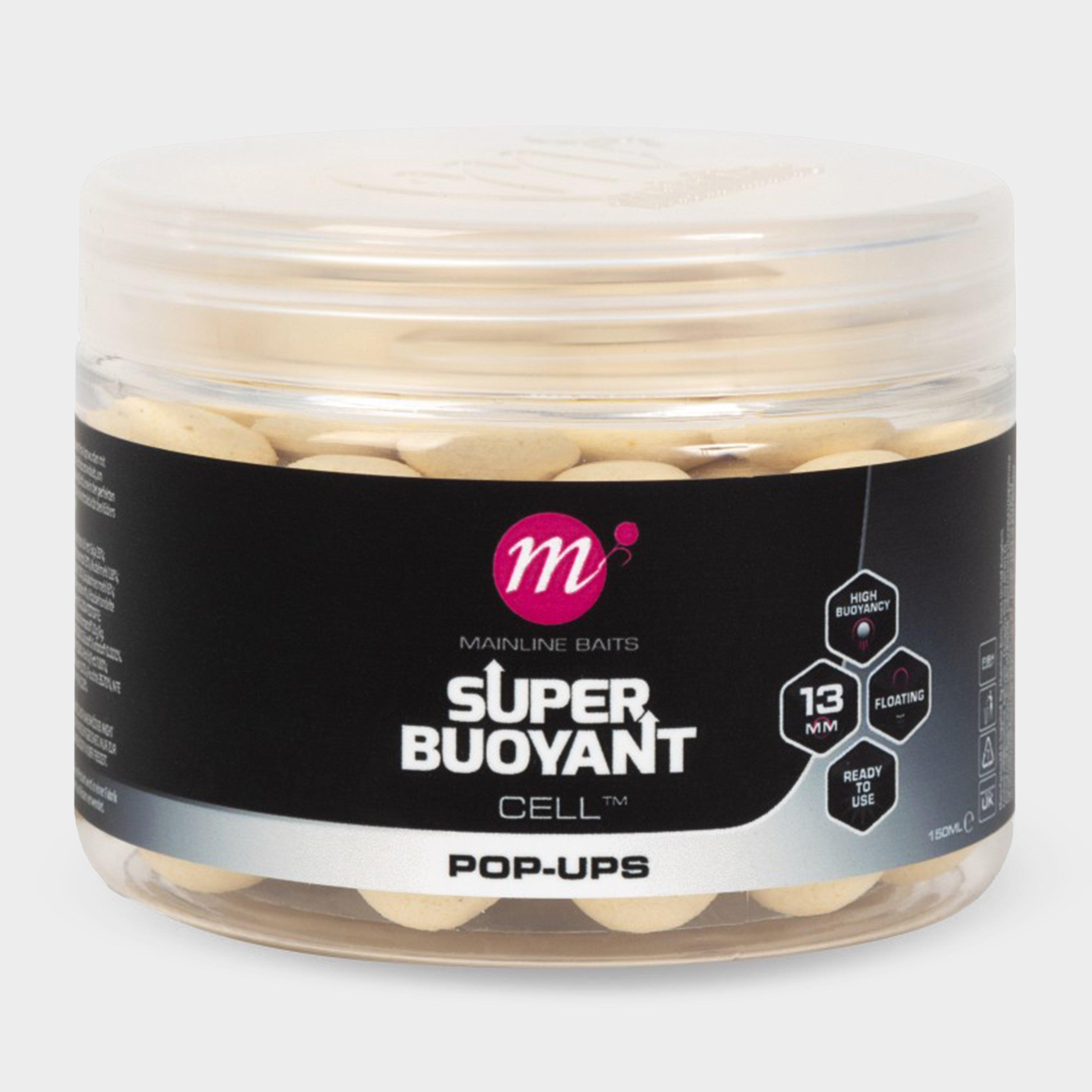 Image of MAINLINE Super Buoyant Pop Ups Cell White 13mm, White
