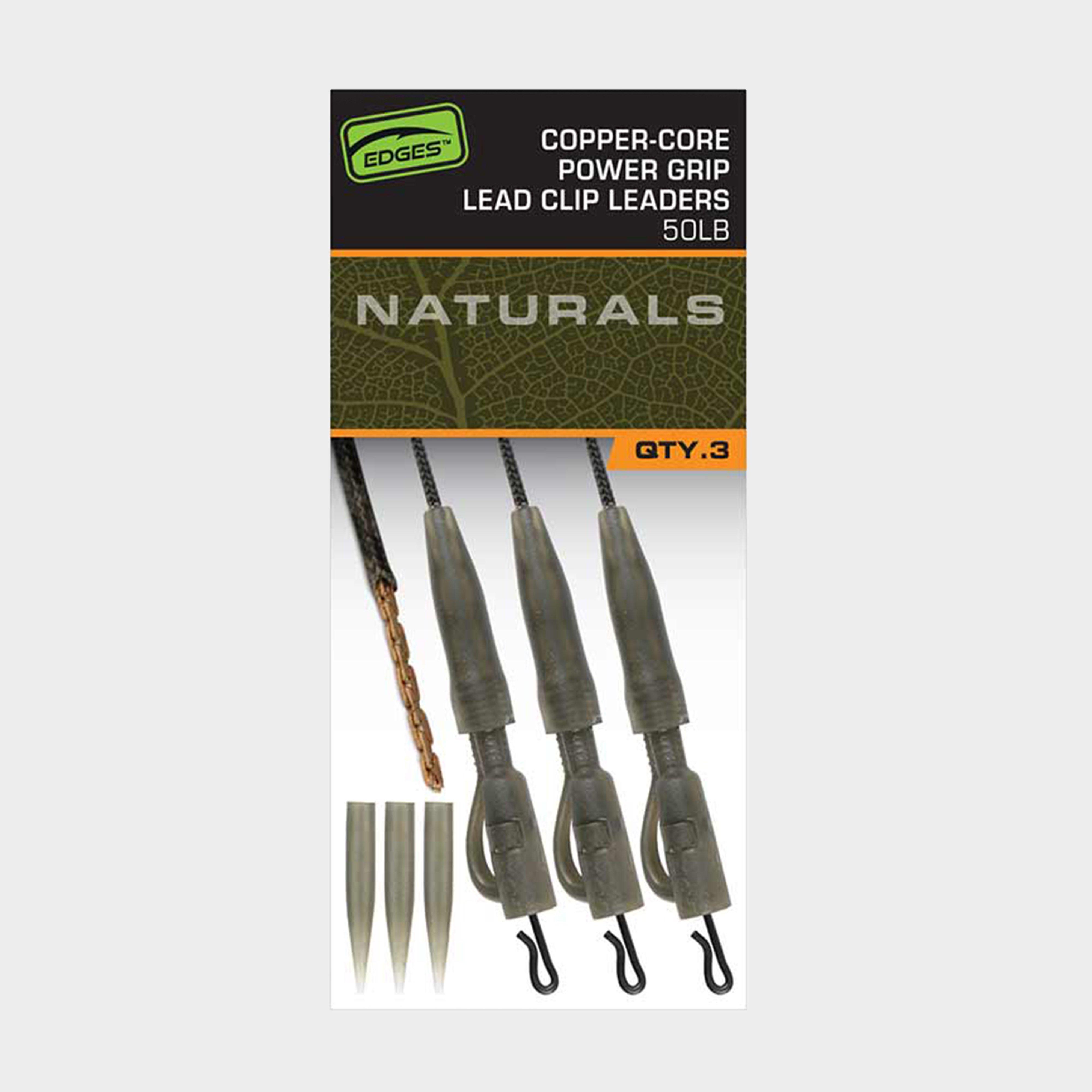 Image of FOX INTERNATIONAL Naturals Copper Core Lead Clip Leaders, Green
