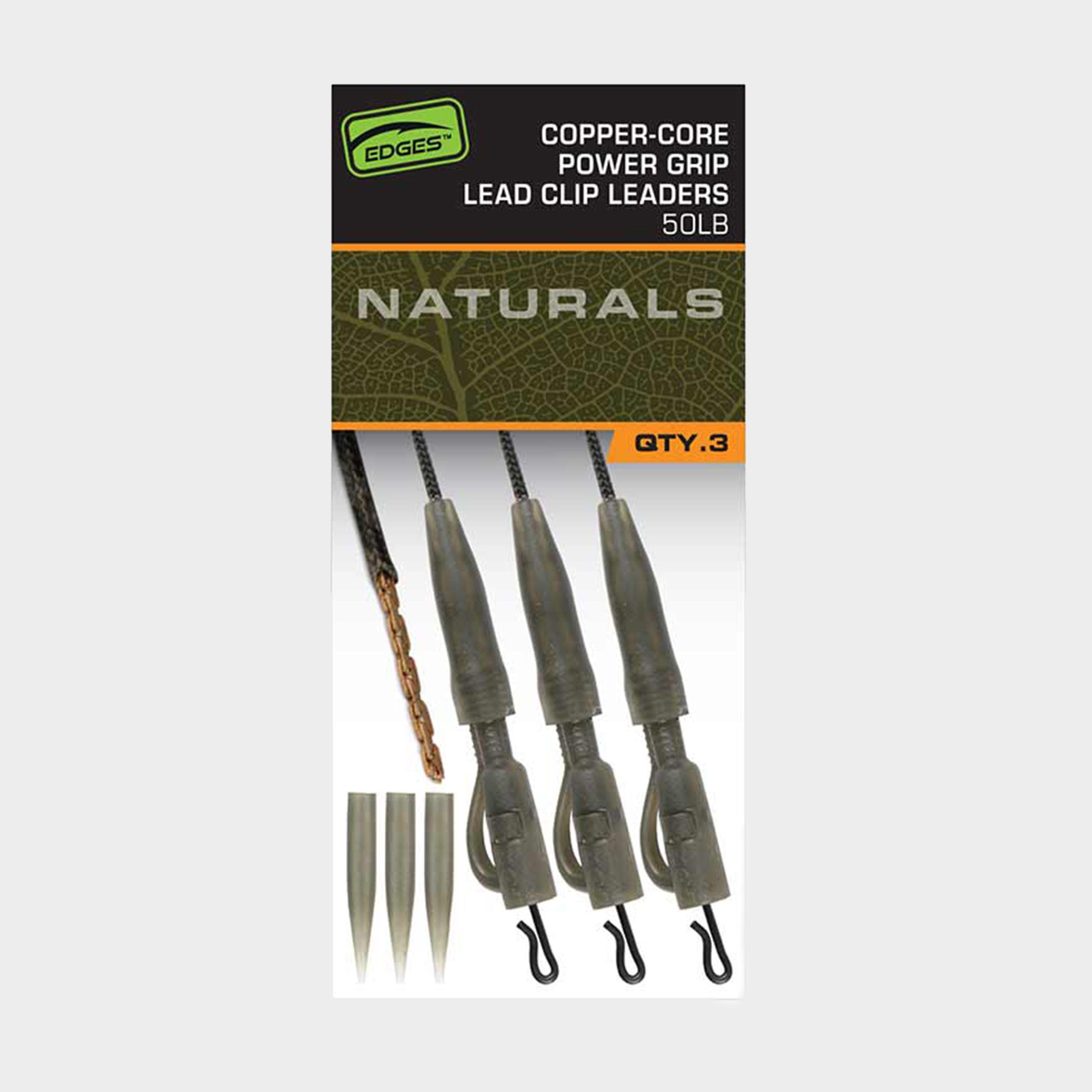 Image of FOX INTERNATIONAL Naturals Copper Core Heli Leaders, Green