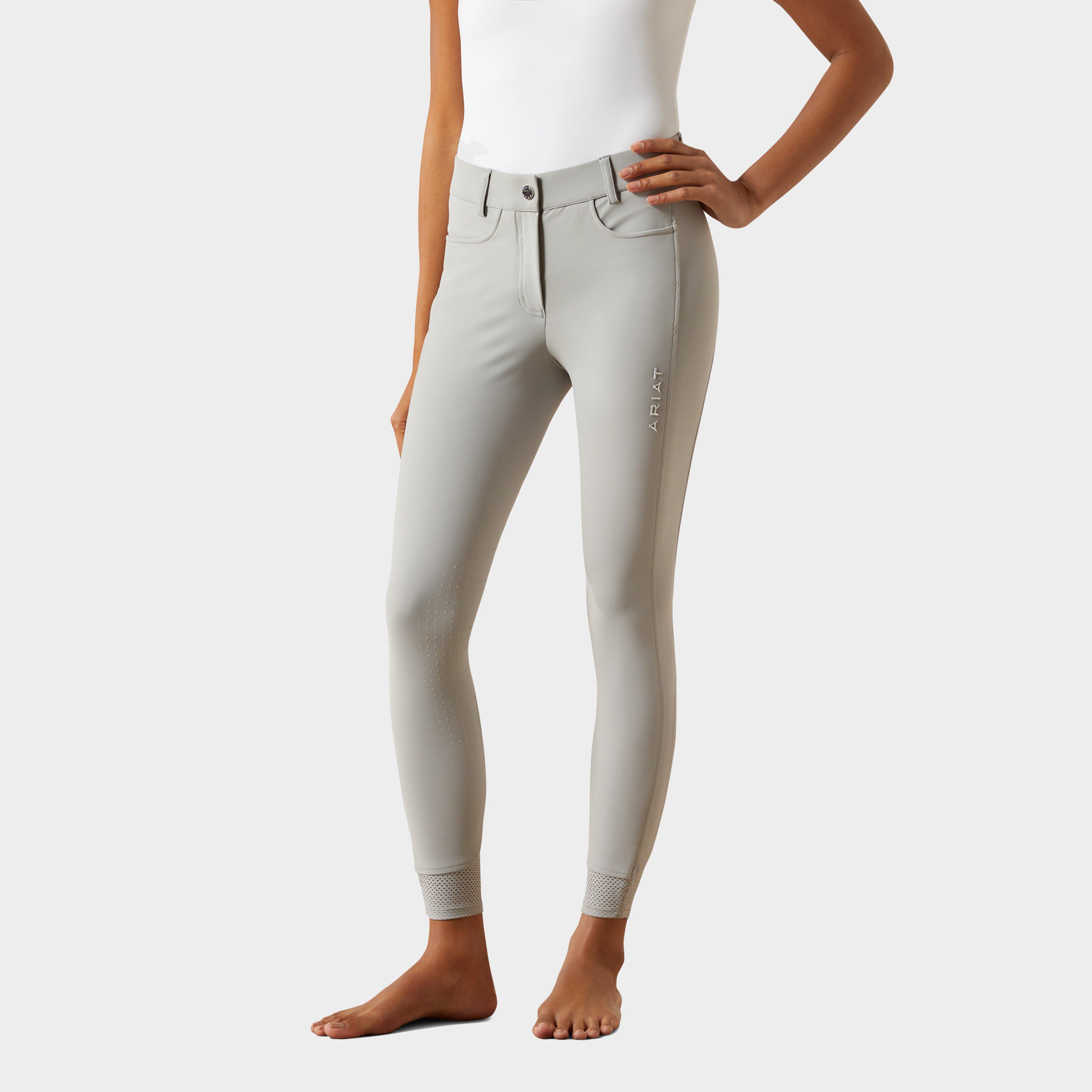 Image of Ariat Womens Tri Factor NT Half Grip Breeches, Grey