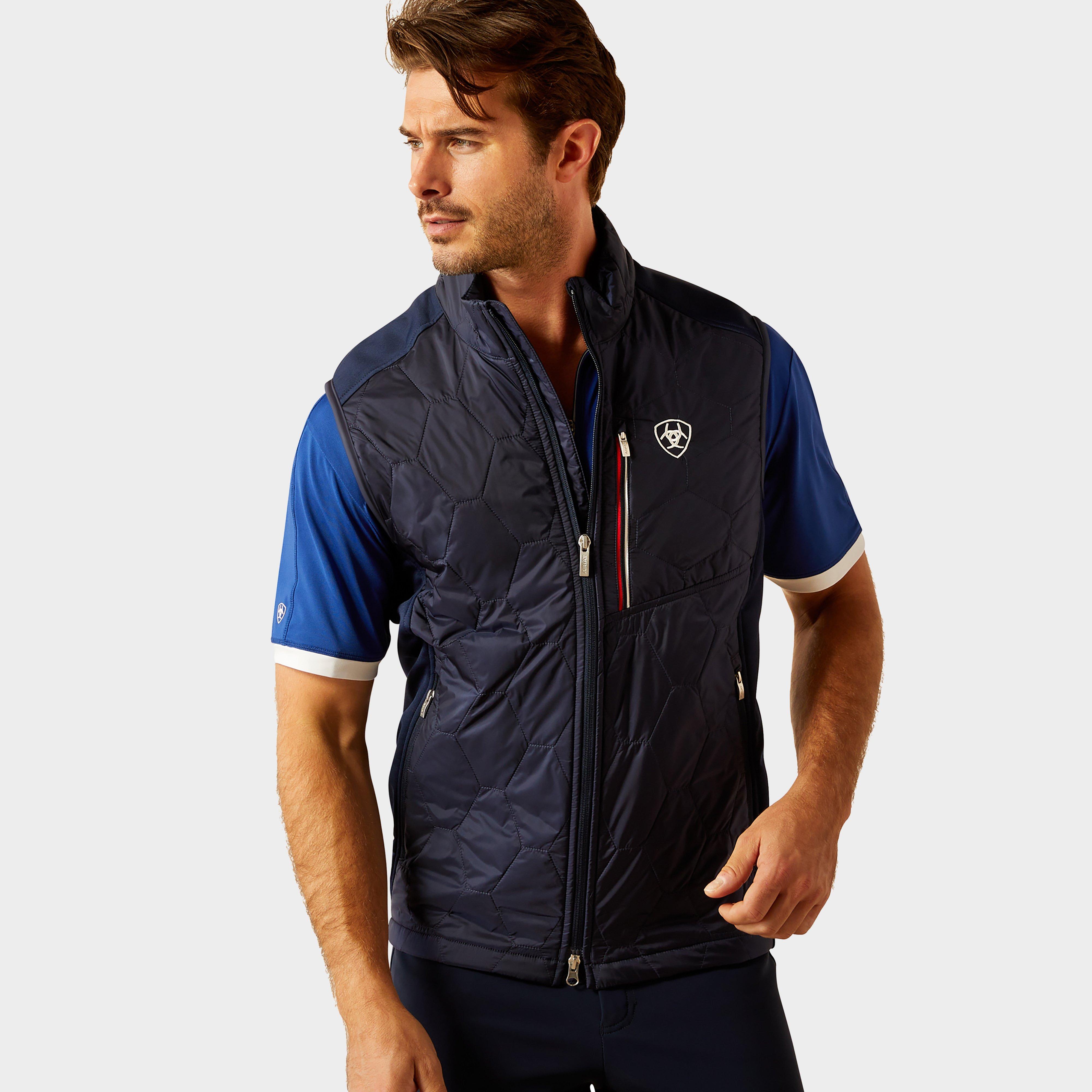 Image of Ariat Mens Fusion Insulated Gilet, Blue