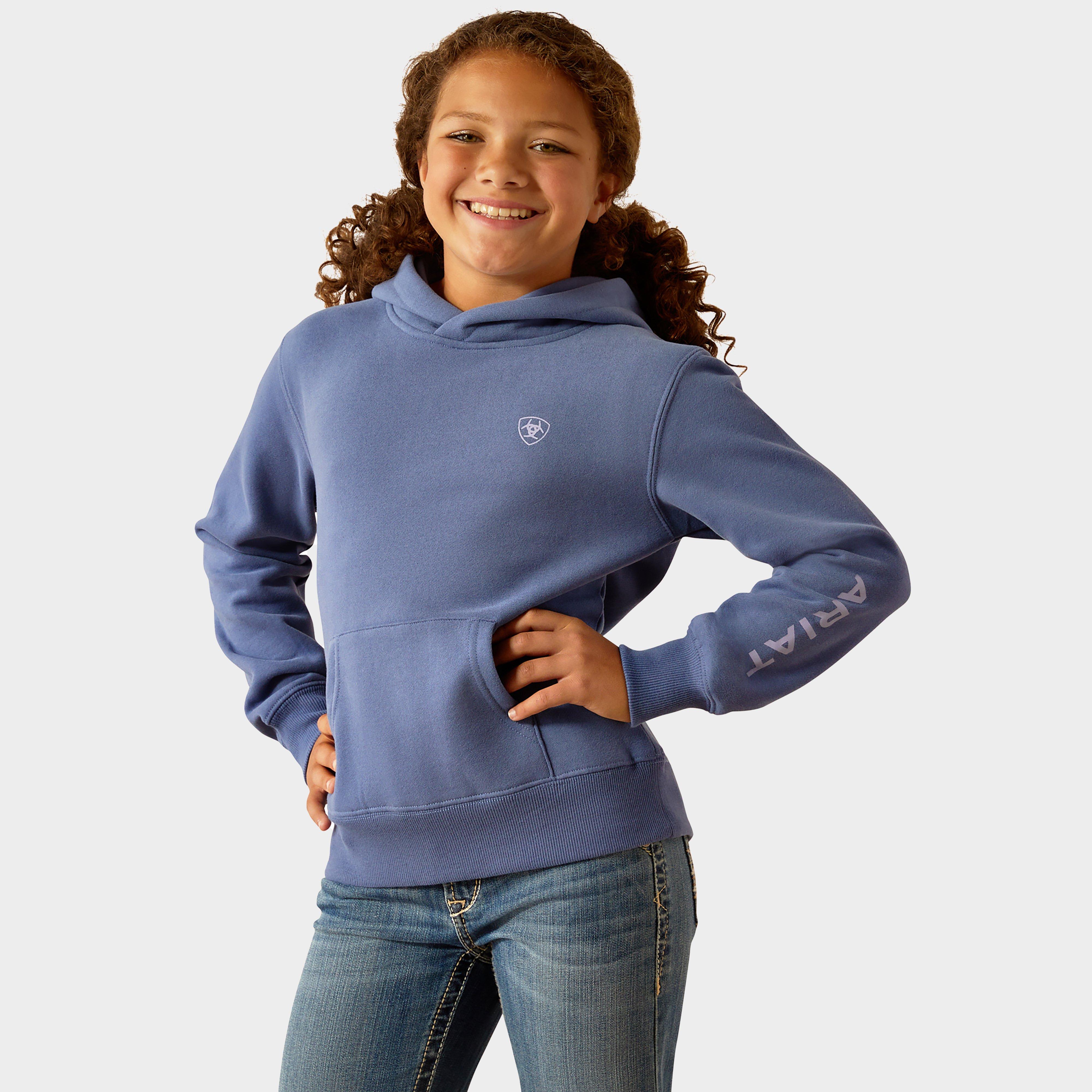 Image of Ariat Kids Logo 2.0 Hoodie, Blue