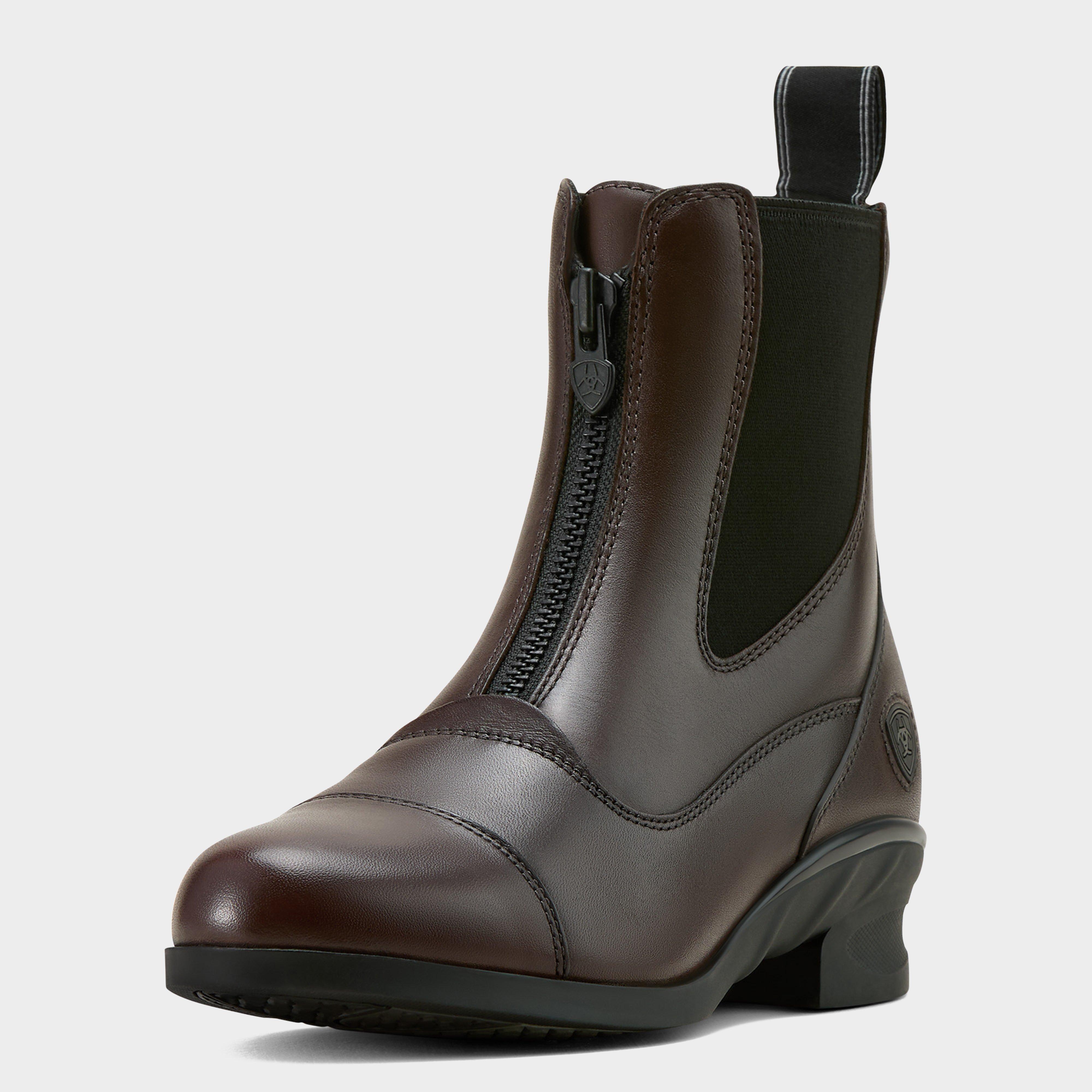 Image of Ariat Womens Heritage Zip Paddock Boots, Brown