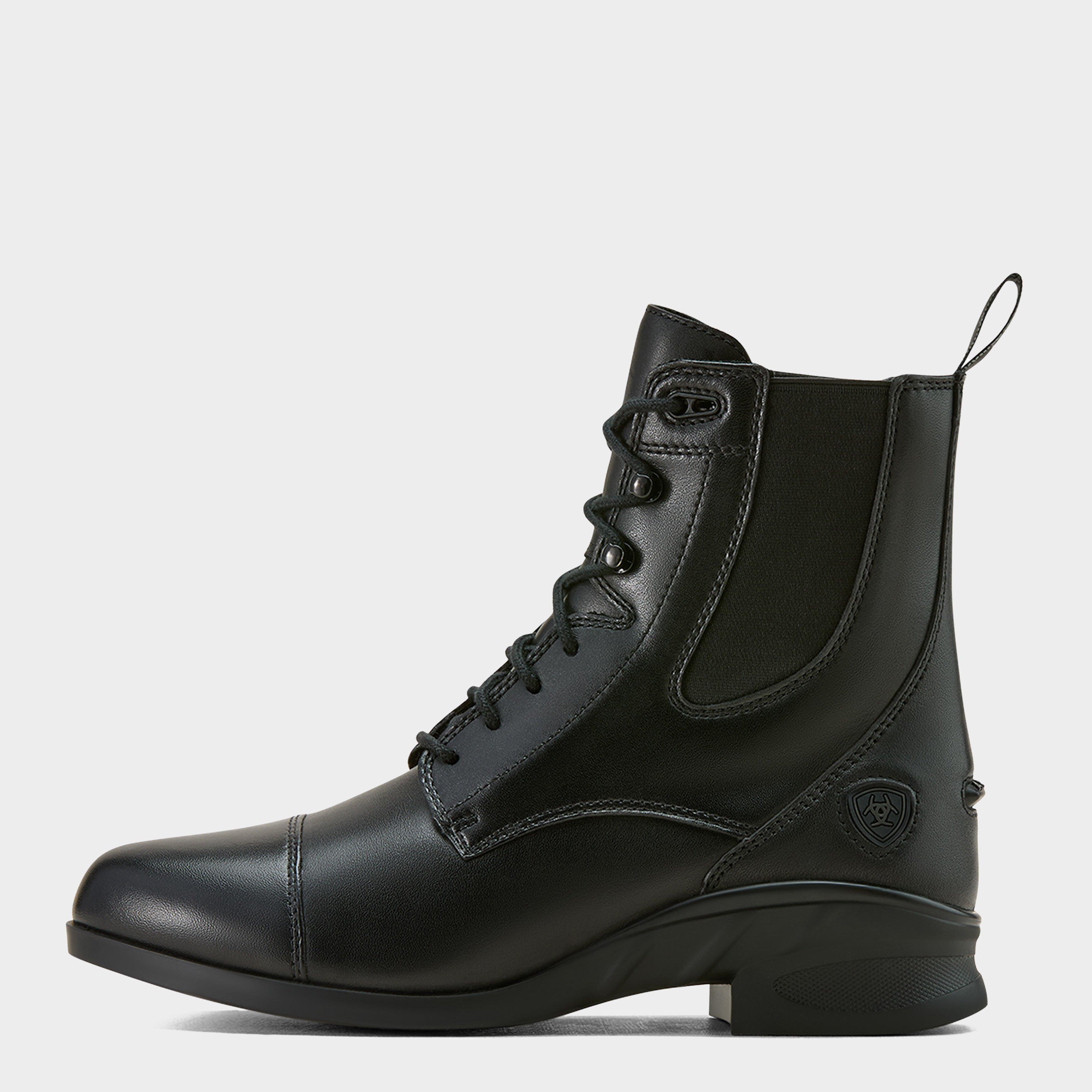 Image of Ariat Womens Heritage II Lace Paddock Boots, Black