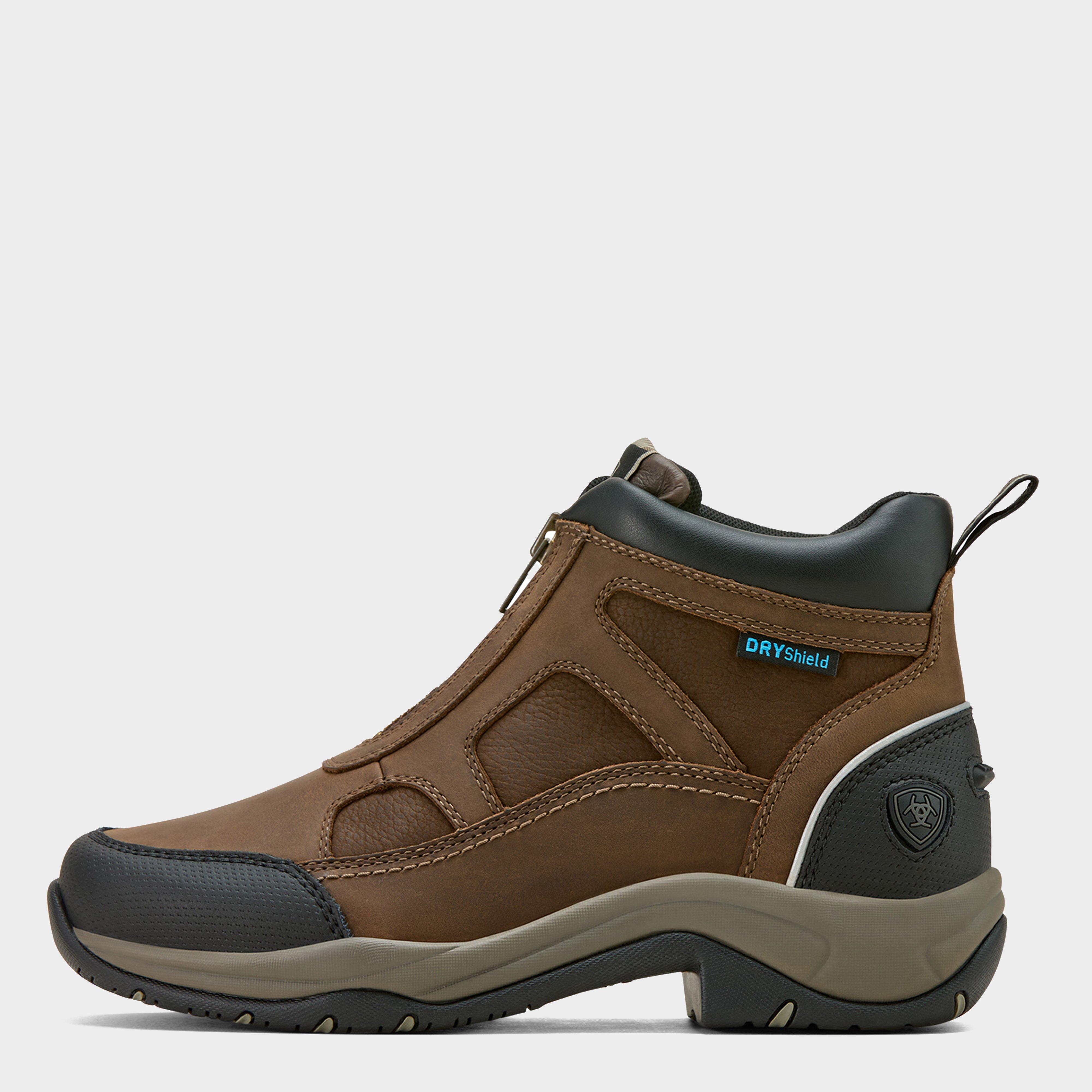 Image of Ariat Womens Terrain II Zip Waterproof Boots, Brown