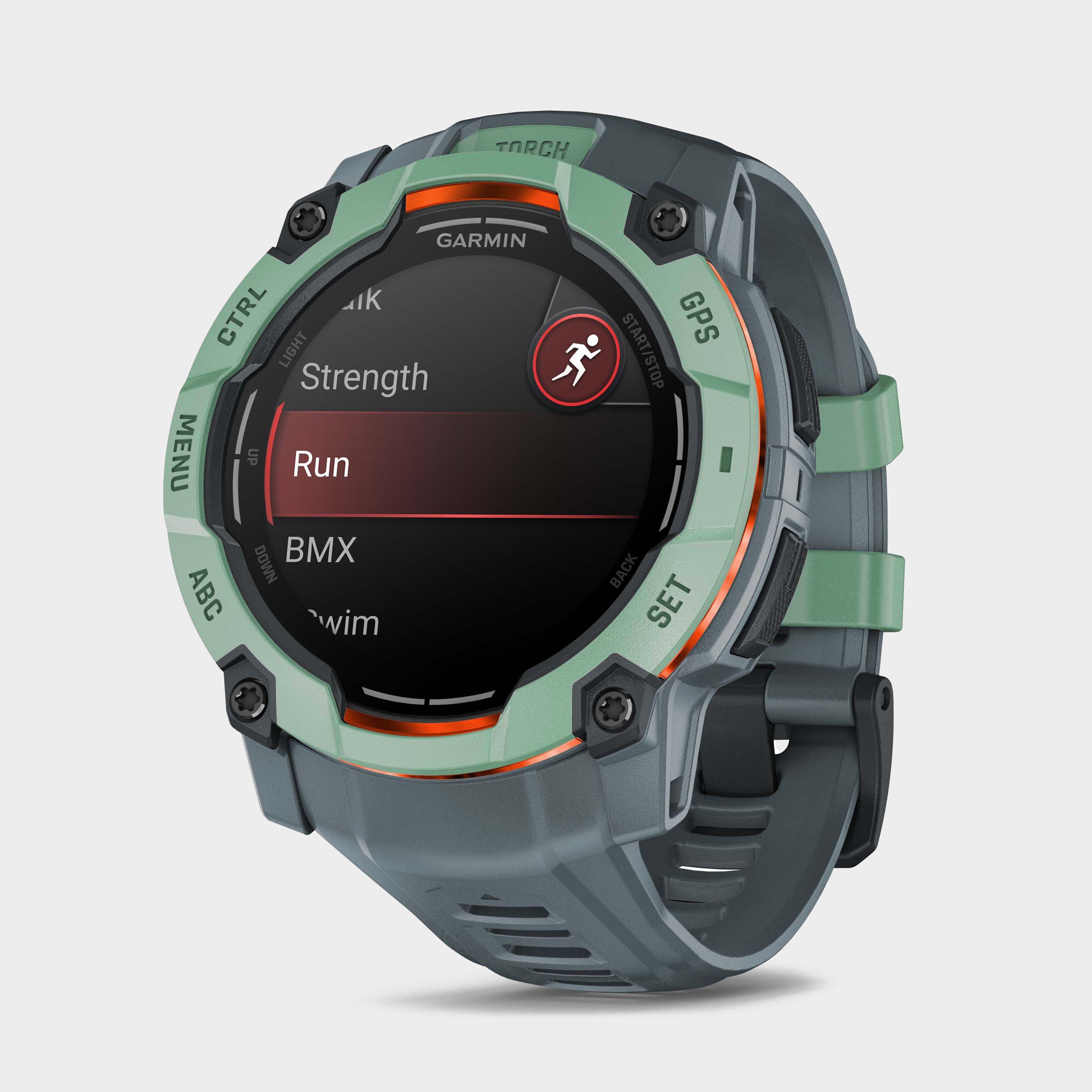 Image of Garmin Instinct 3 AMOLED 50mm Multi-Sport Smartwatch, Green