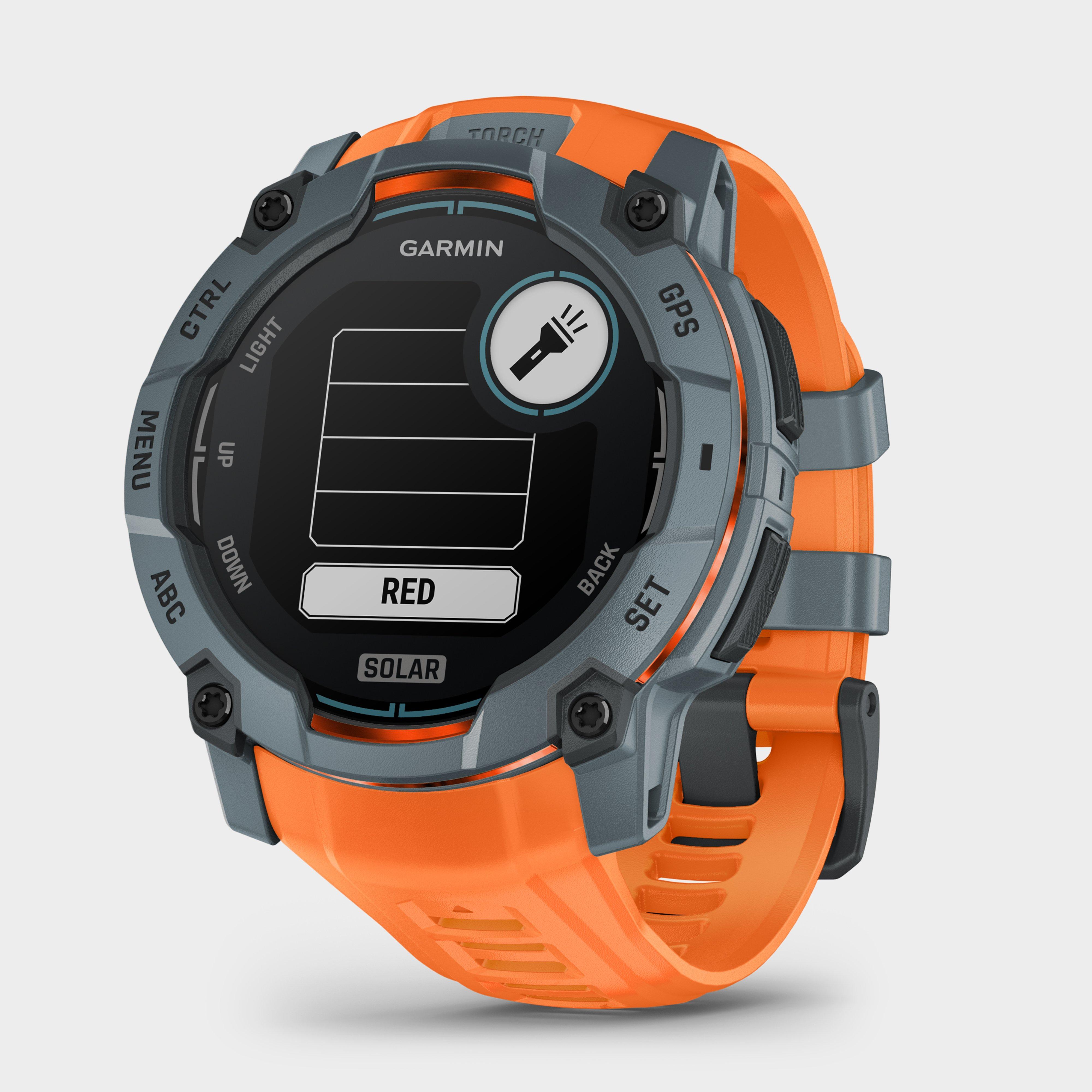 Image of Garmin Instinct 3 Solar 50mm Multi-Sport Smartwatch, Orange