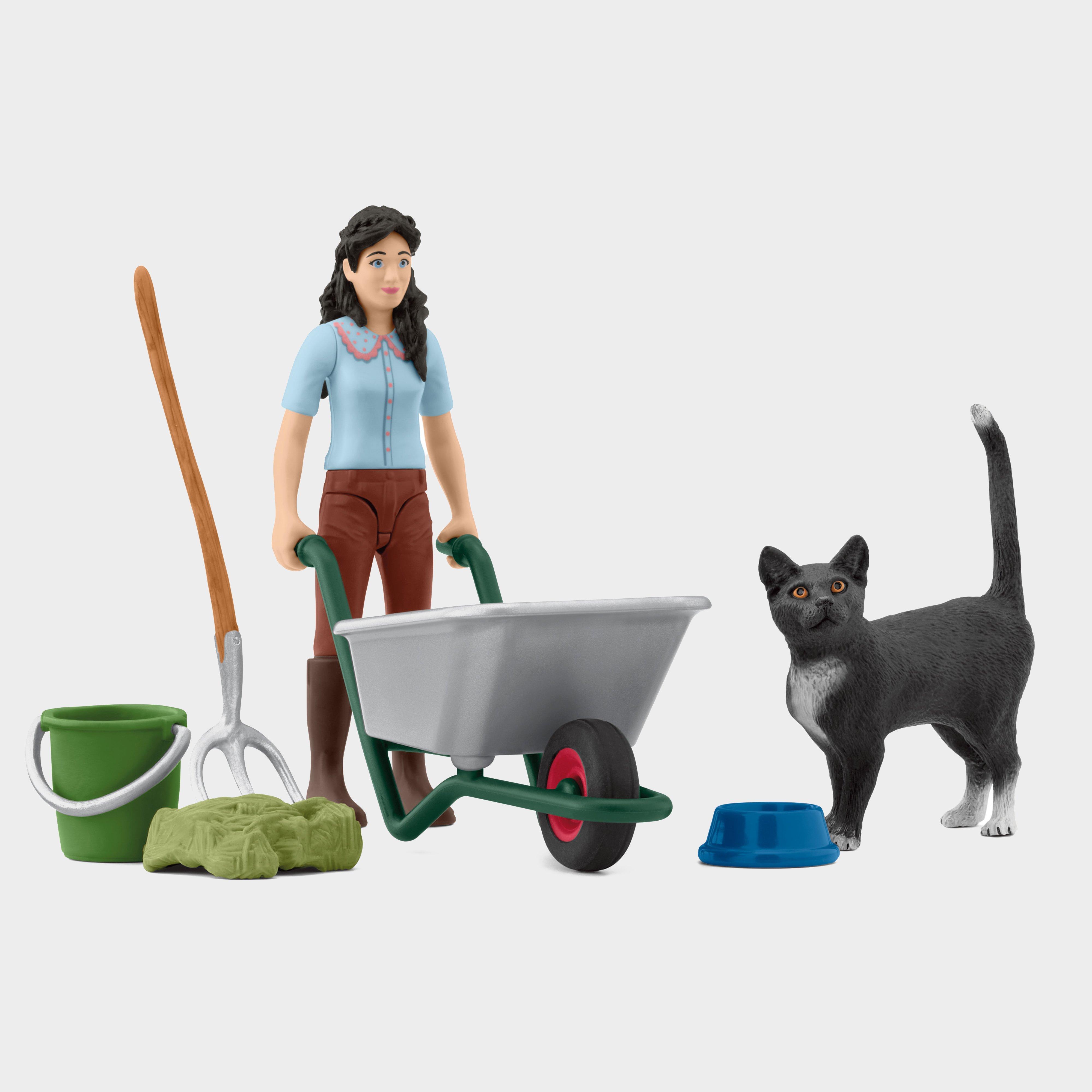 Image of Schleich Mucking & Grooming Playset, Multi Coloured