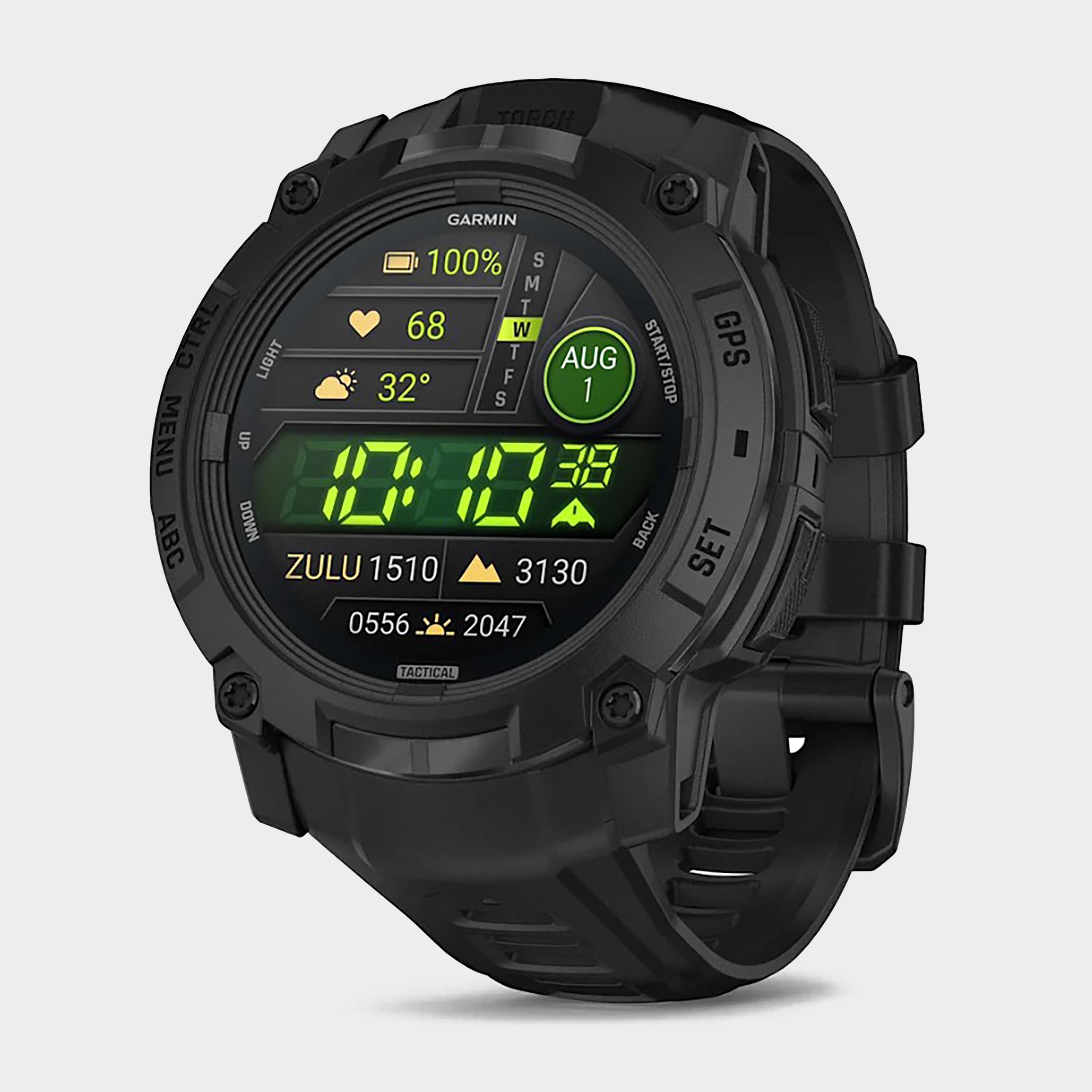 Image of Garmin Instinct 3 50mm AMOLED Tactical Edition Multi-Sport Smartwatch, Black