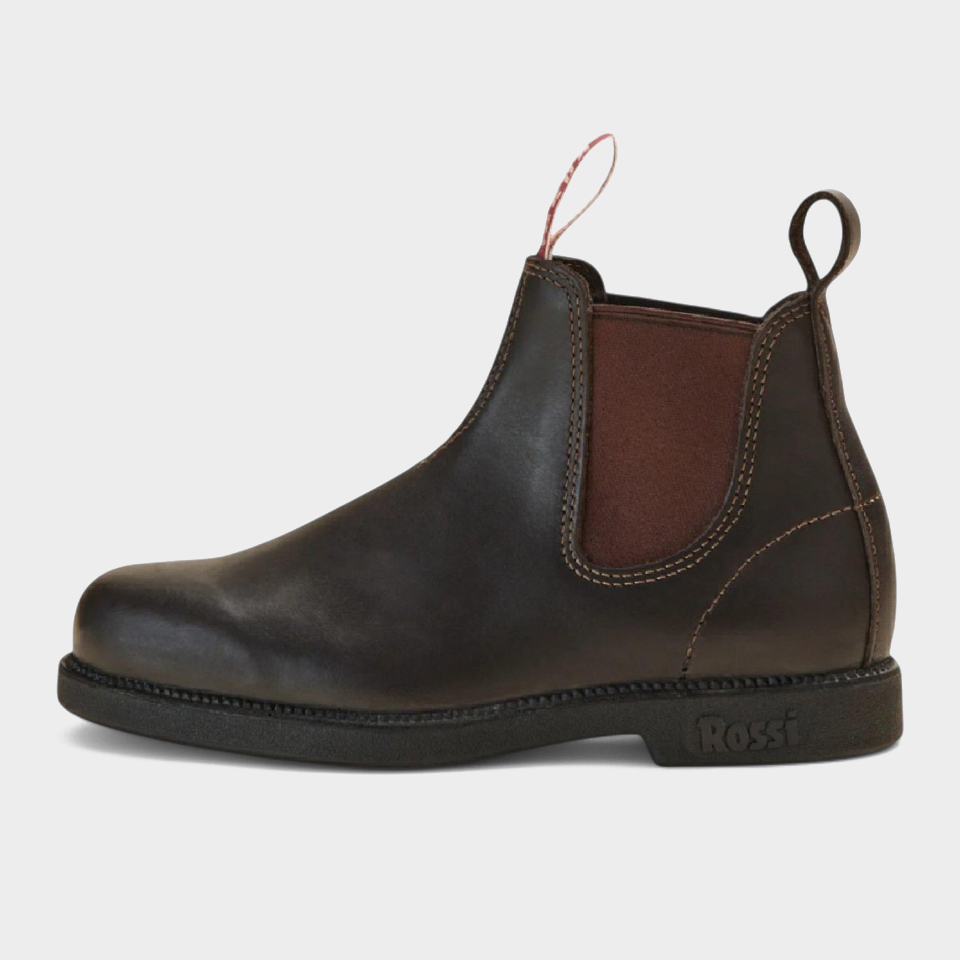 Image of Rossi boots Unisex Rossi 607 Booma Leather Chelsea Boot, Brown
