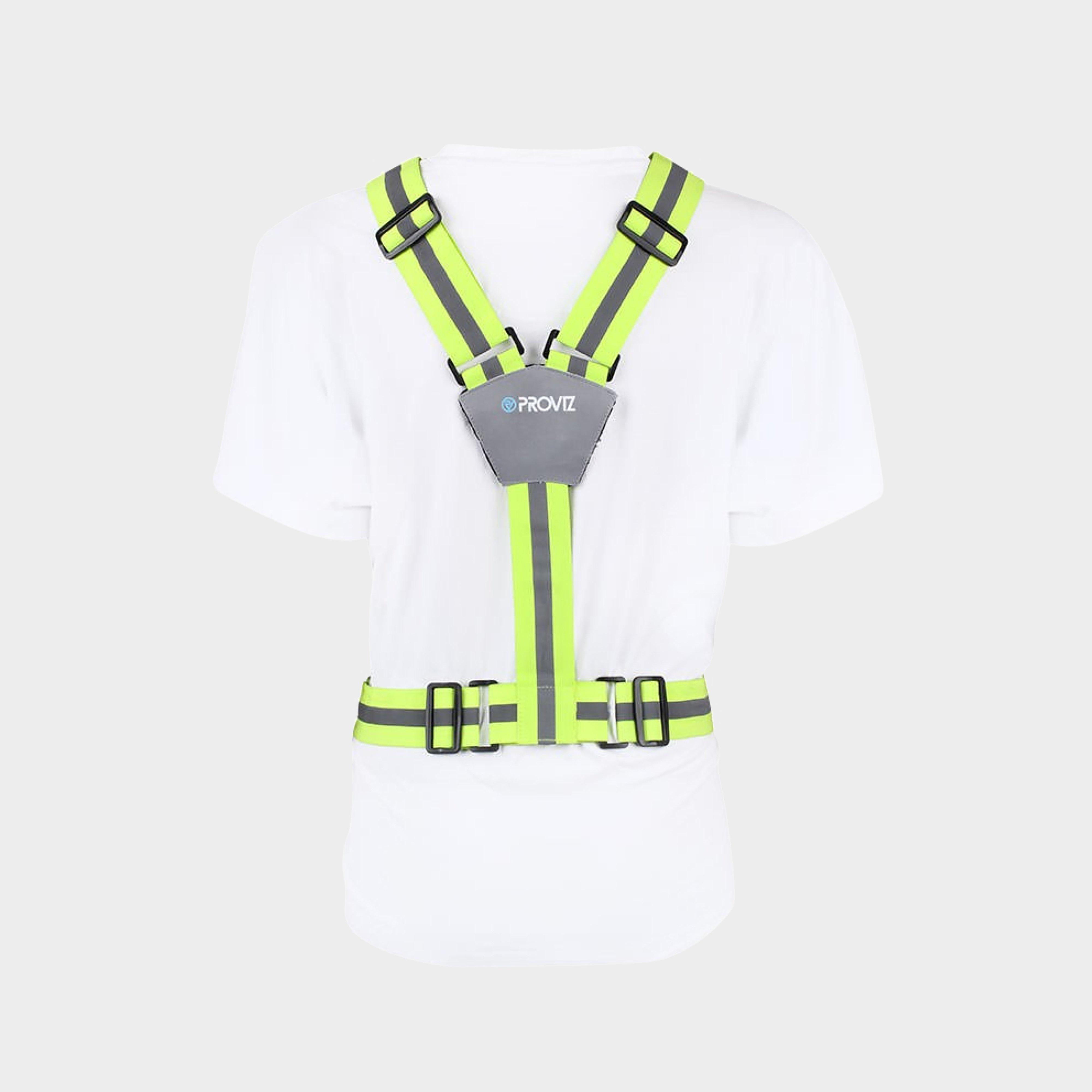 Image of Proviz Sports Unisex Classic Flexi-viz Reflective Sports Vest Belt, Yellow