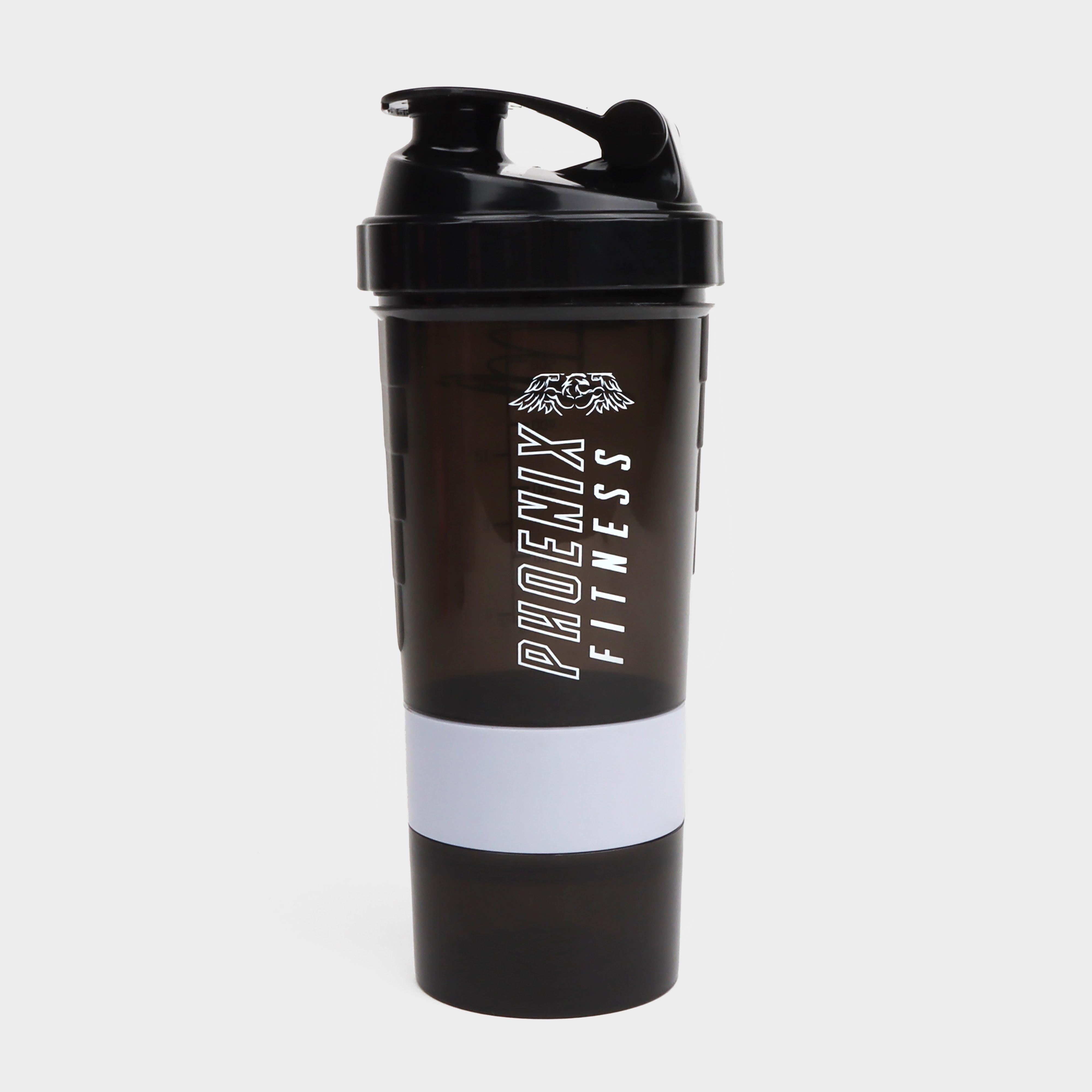 Image of Phoenix Fitness Compartment Shaker Bottle, Black