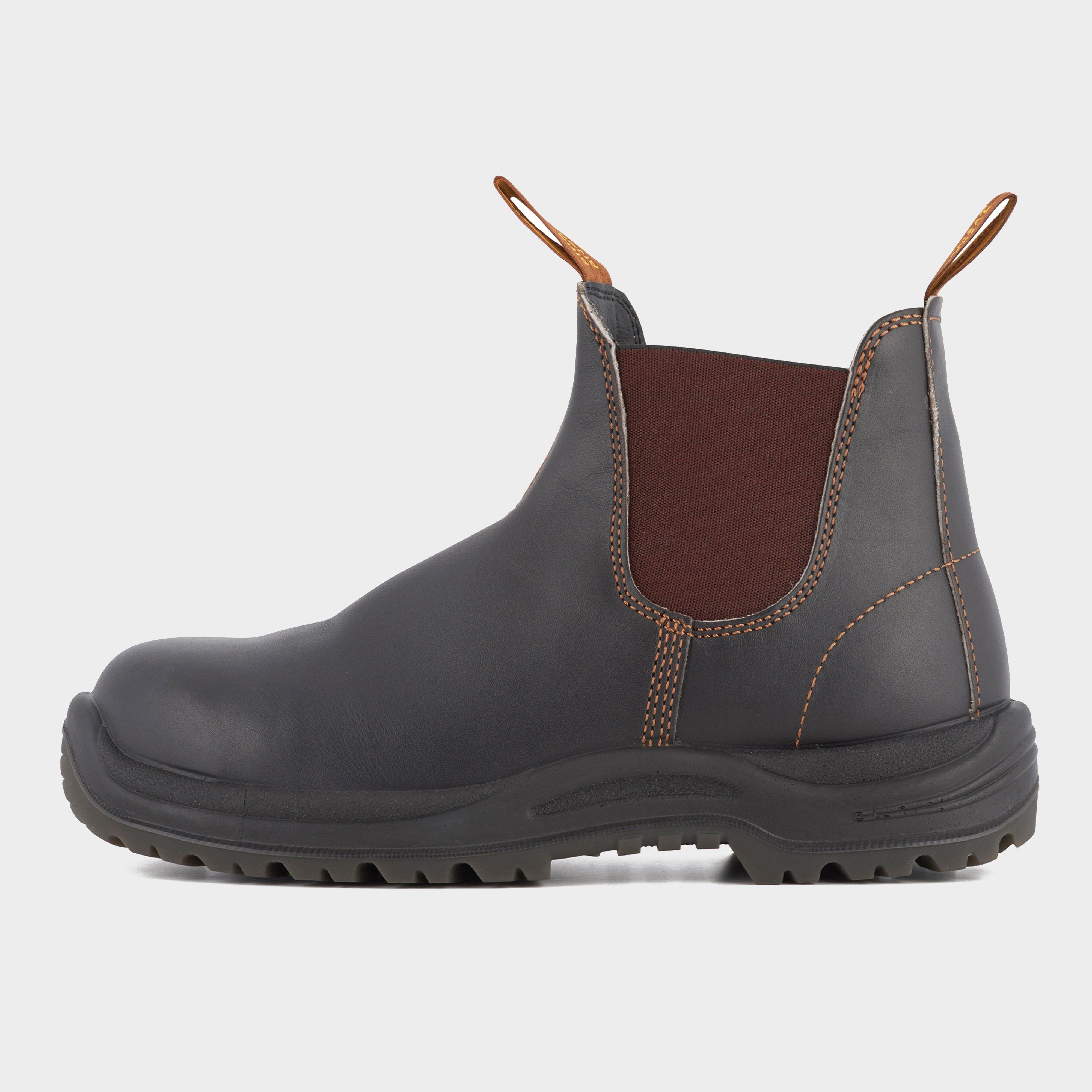 Image of Blundstone Unisex 192 Stout Safety Boots With Steel Toe, Brown