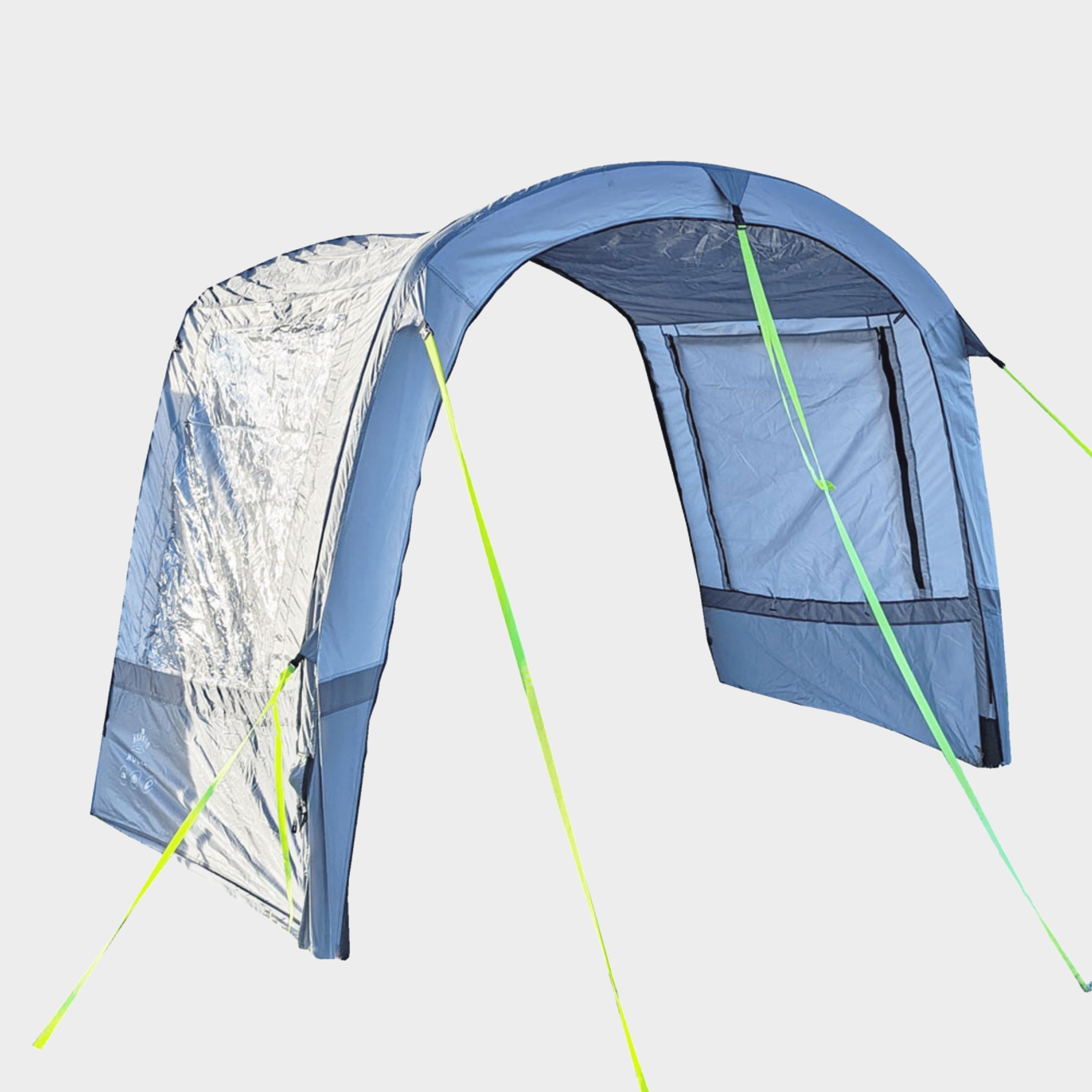 Image of OLPRO Olpro Cocoon Breeze Tall Tunnel Motorhome Awning Extension - Grey, Grey