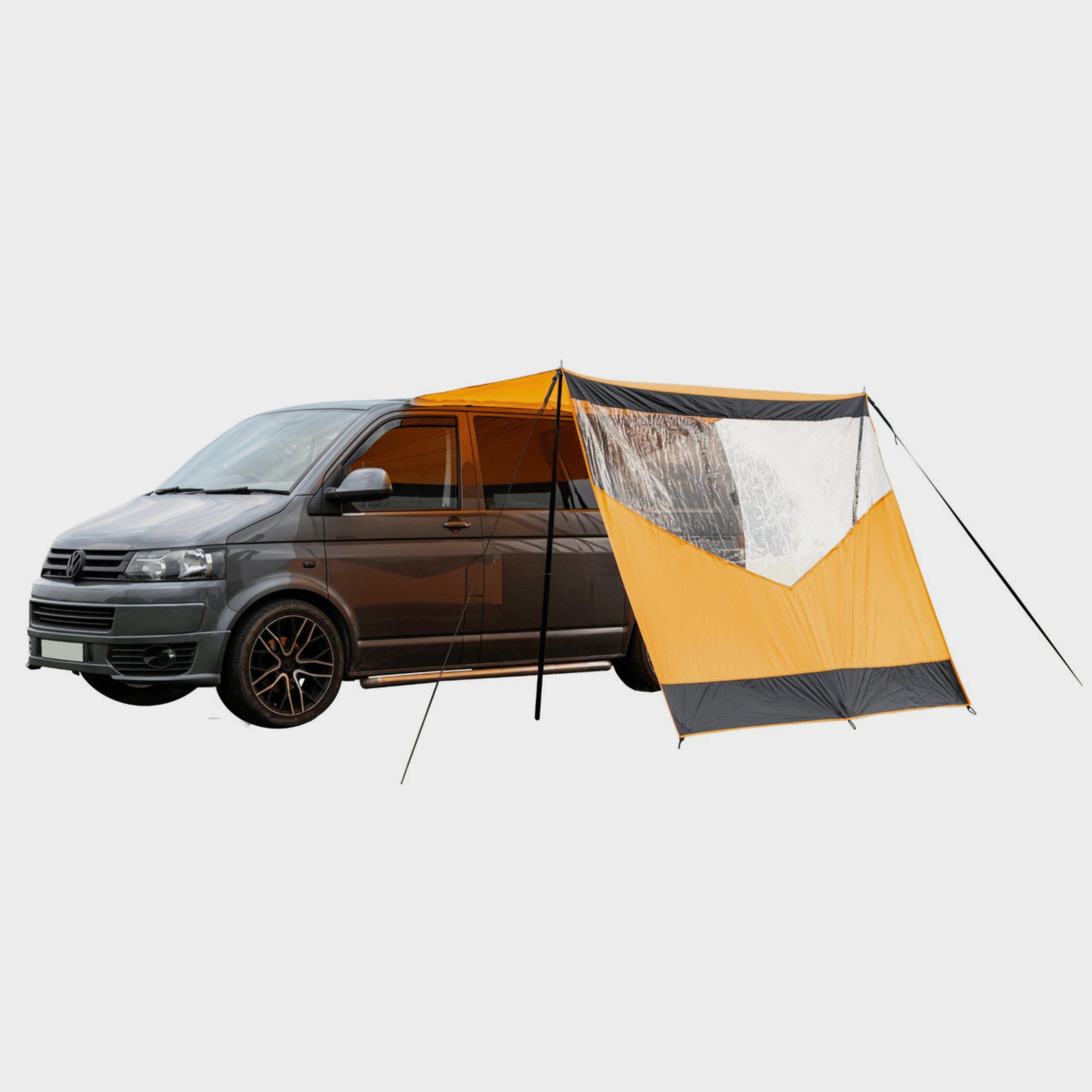 Image of OLPRO Scenic Shade Campervan Canopy with PVC Window, Orange