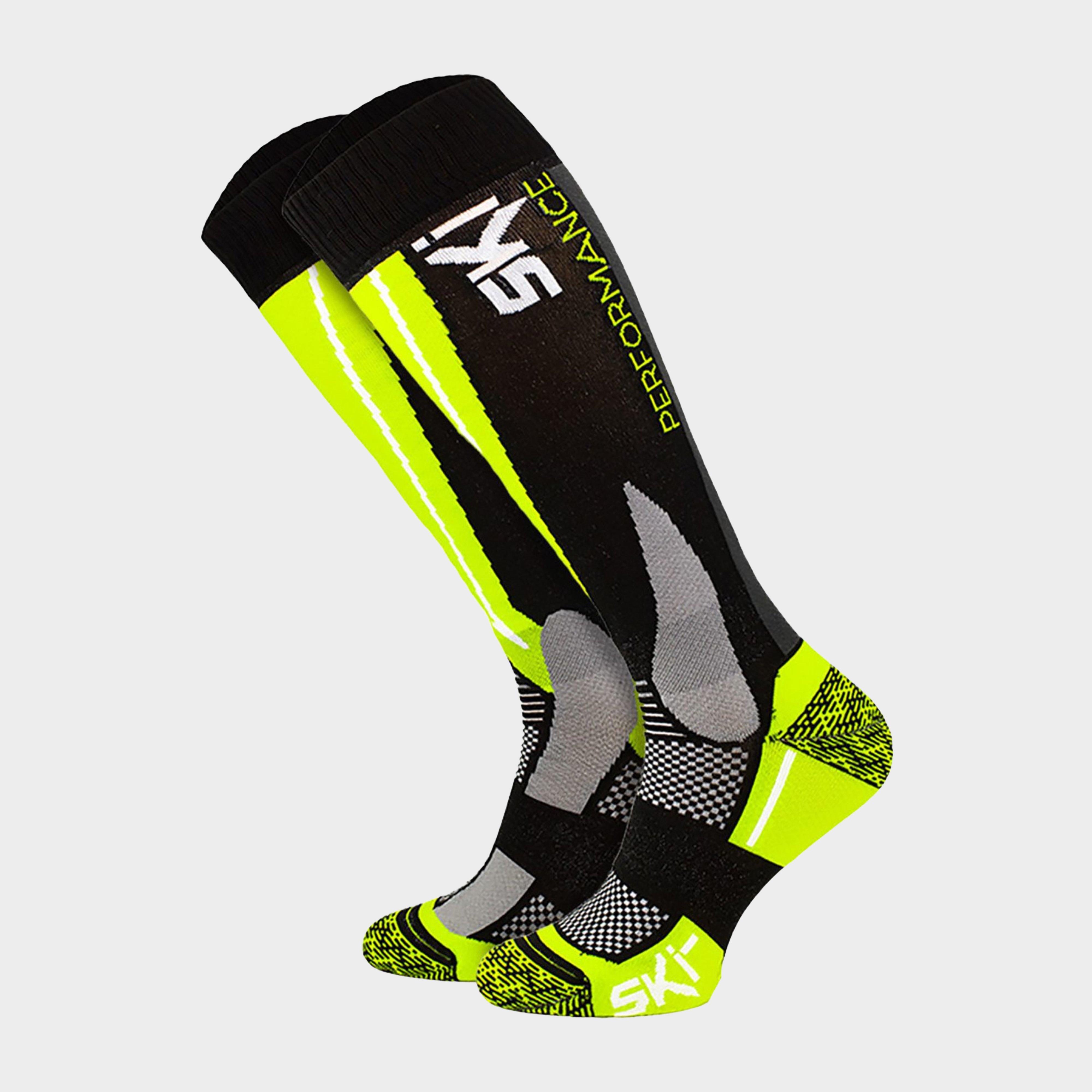 Image of Comodo Unisex High-performance Knee-high Snowboard Socks For Skiing, Green