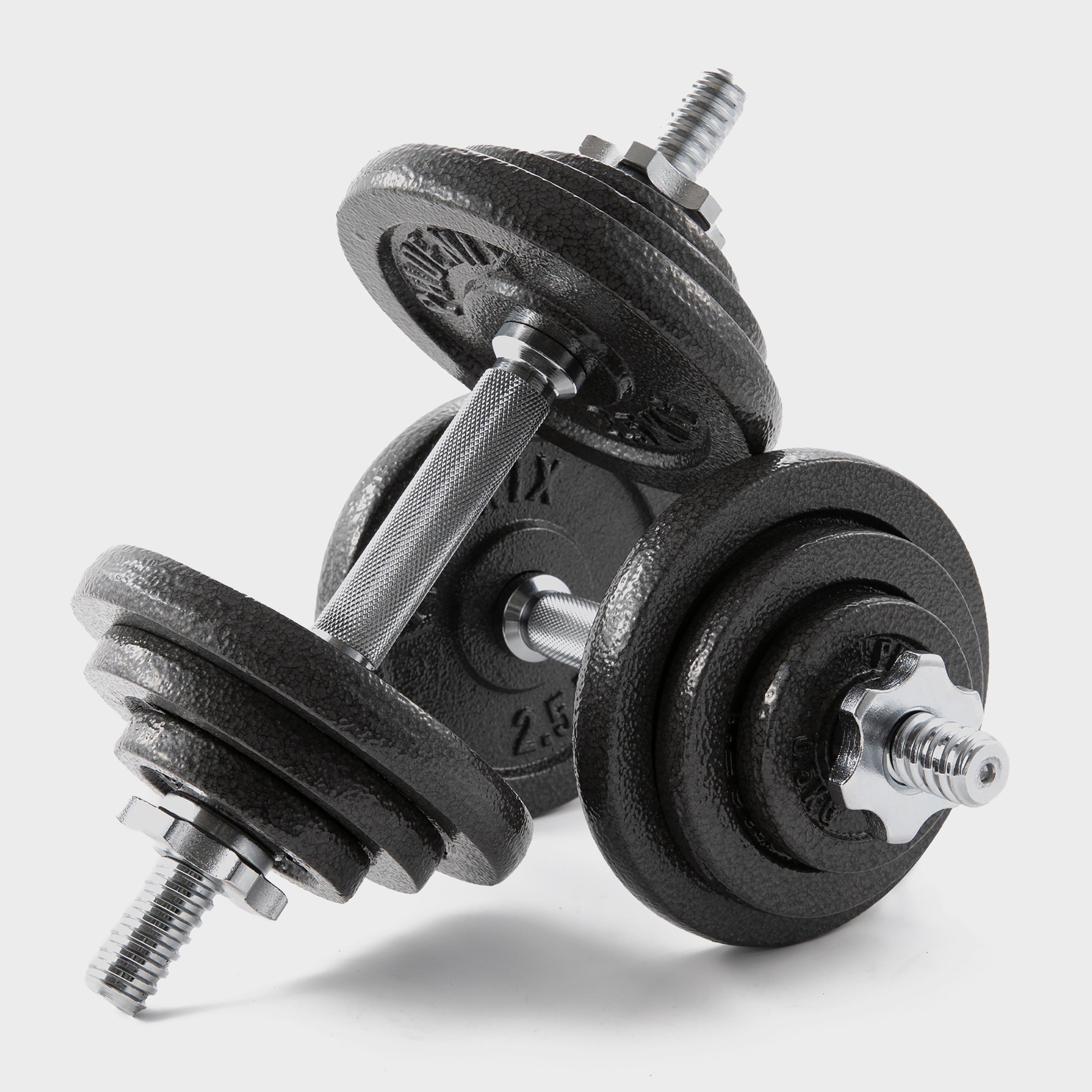 Image of Phoenix Fitness Weight Set 20kg, Black
