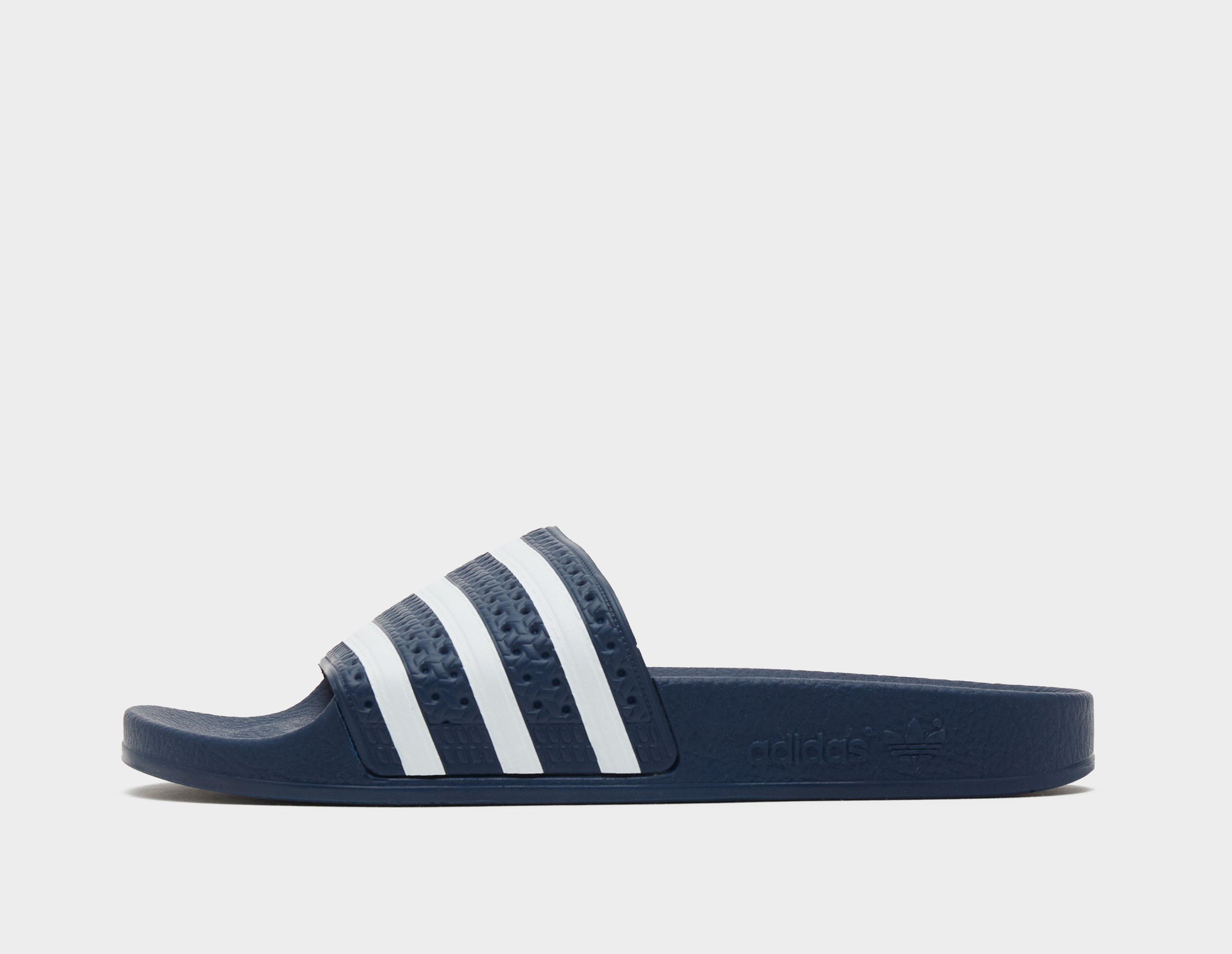Adidas Originals  Adilette Slides Blue in  Women's Size 3