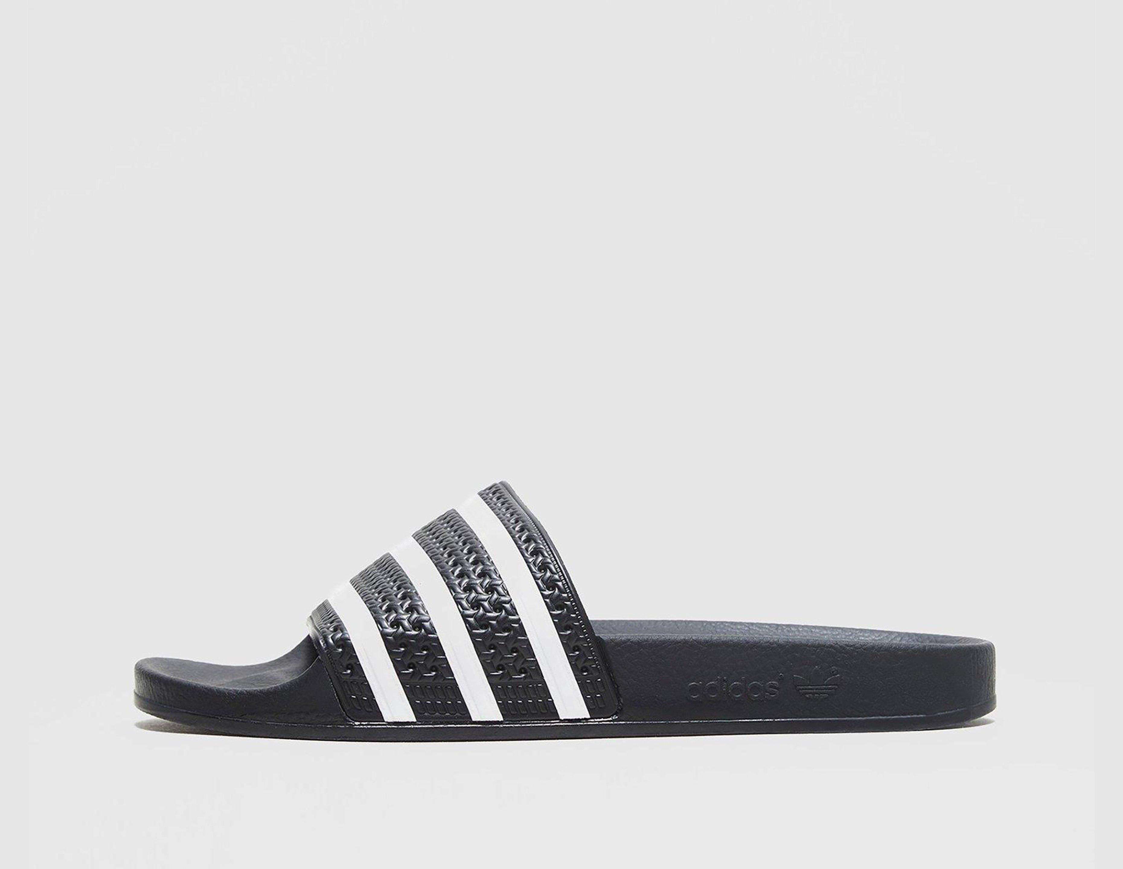 Adidas Originals  Adilette Slides Black in  Women's Size 3
