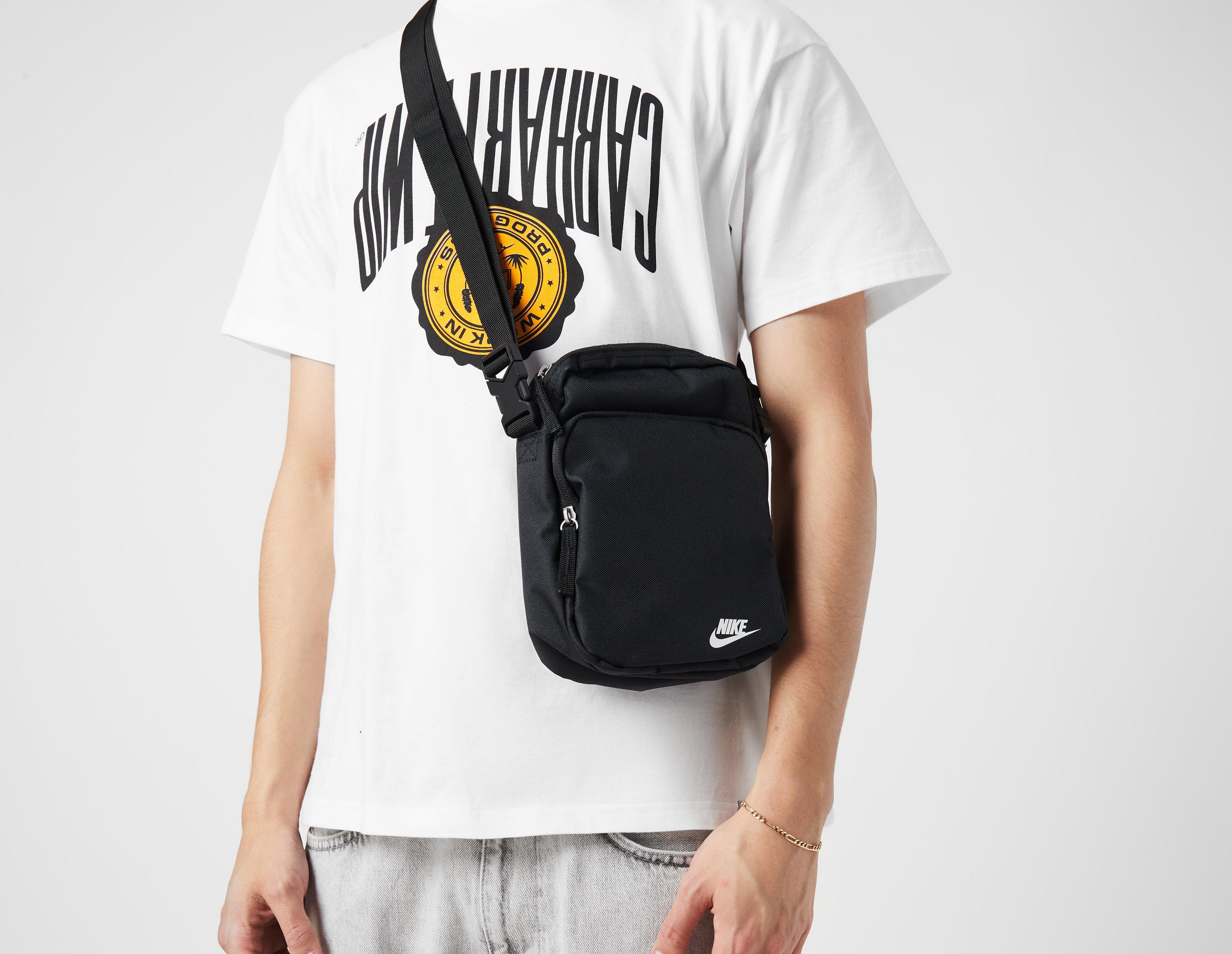 Nike Heritage Cross Body Bag Black in   Size One Size