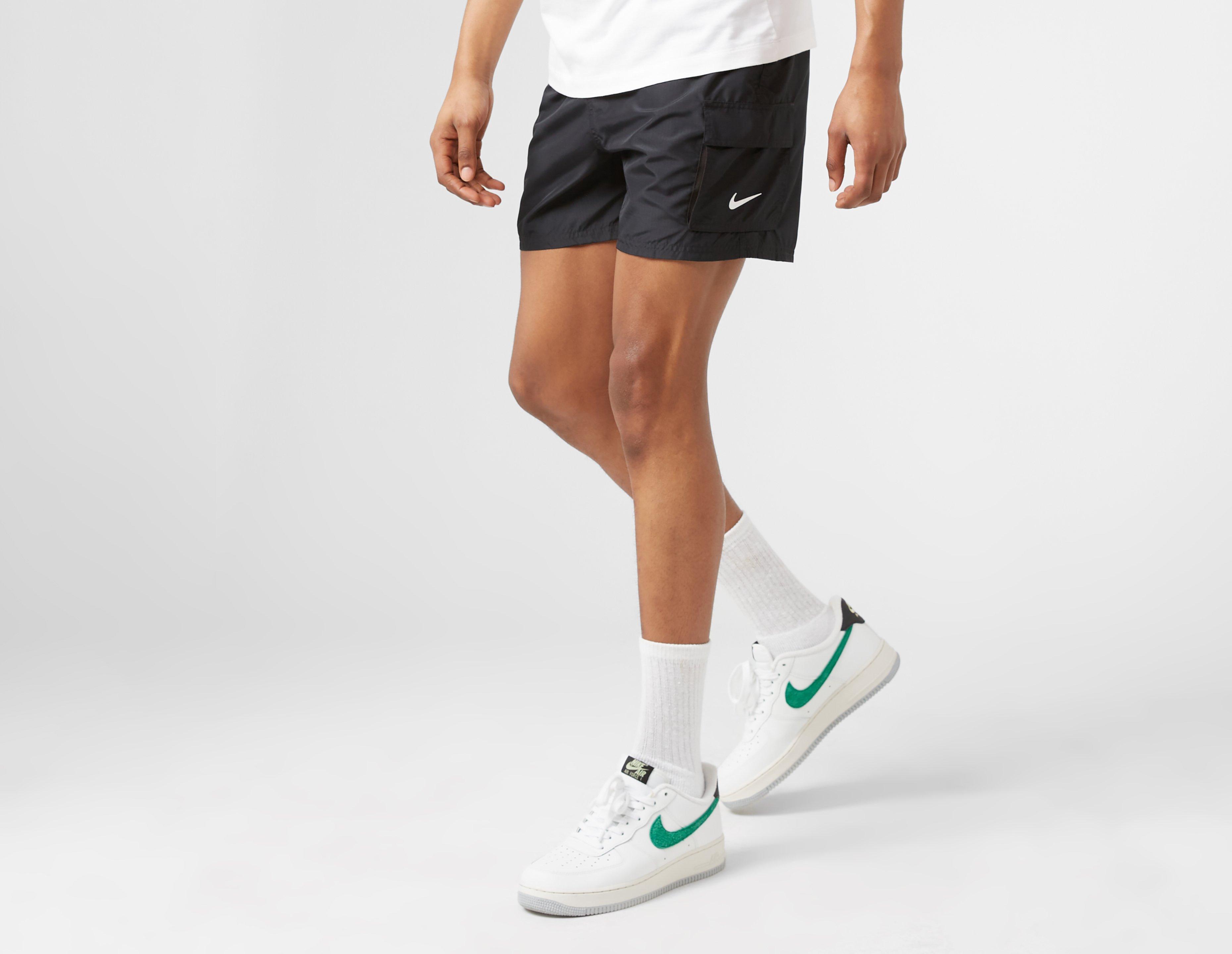 Nike Swim 5" Cargo Volley Shorts Black in  Men's Size Small