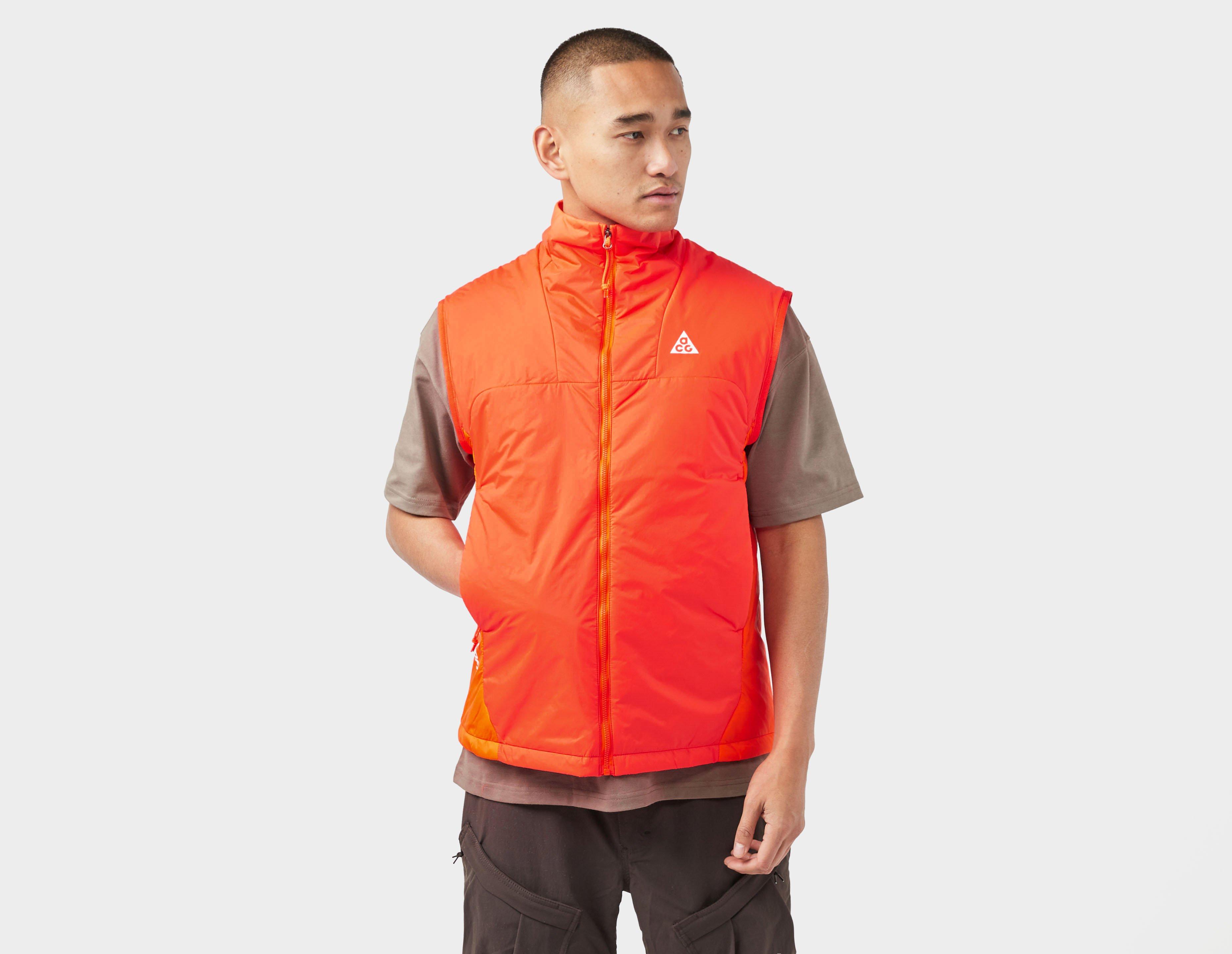 Nike Acg Rope De Dope Adv Therma-Fit Vest Orange in  Men's Size Small