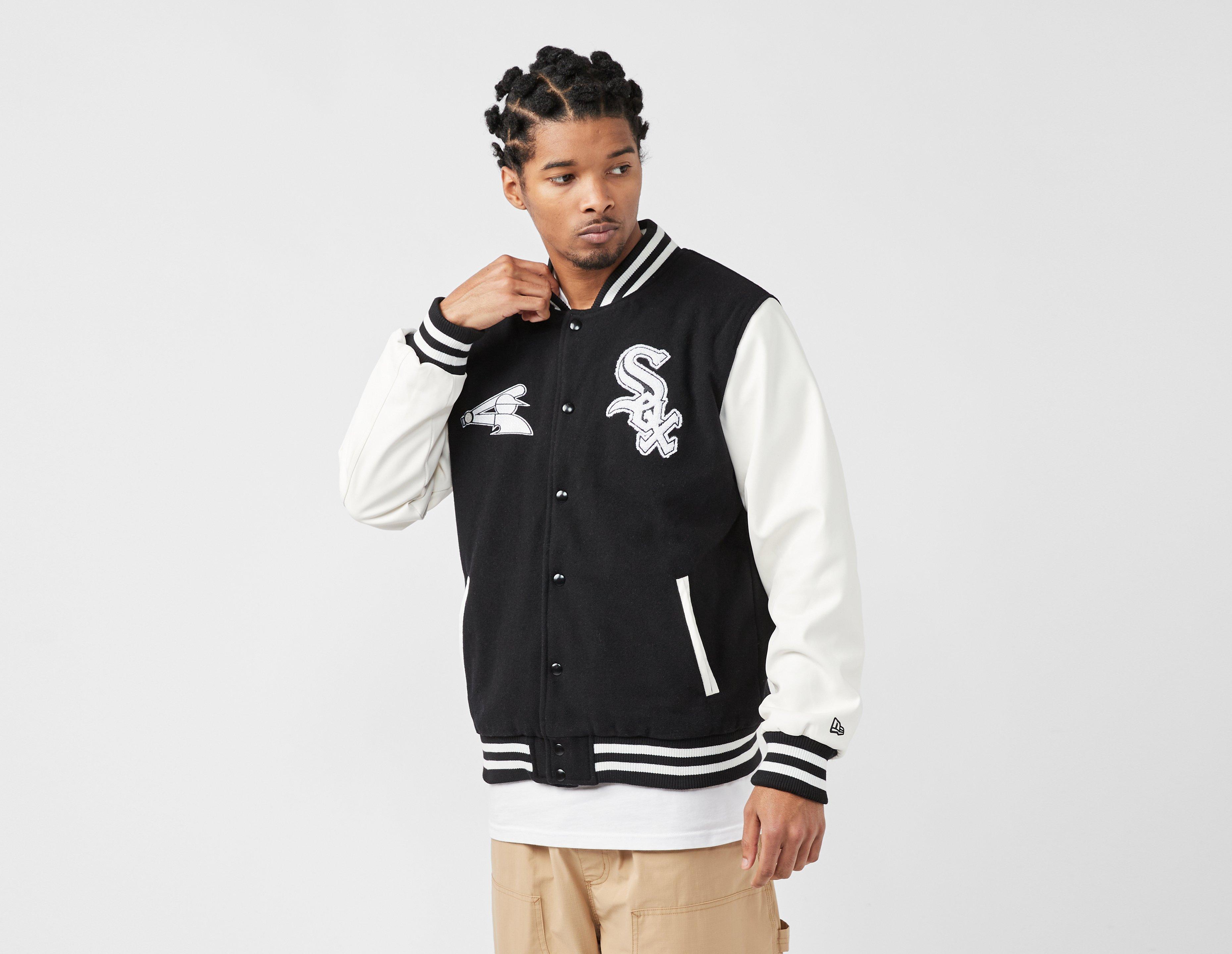 New Era Mlb Detroit Tigers Varsity Jacket Black in  Men's Size Medium